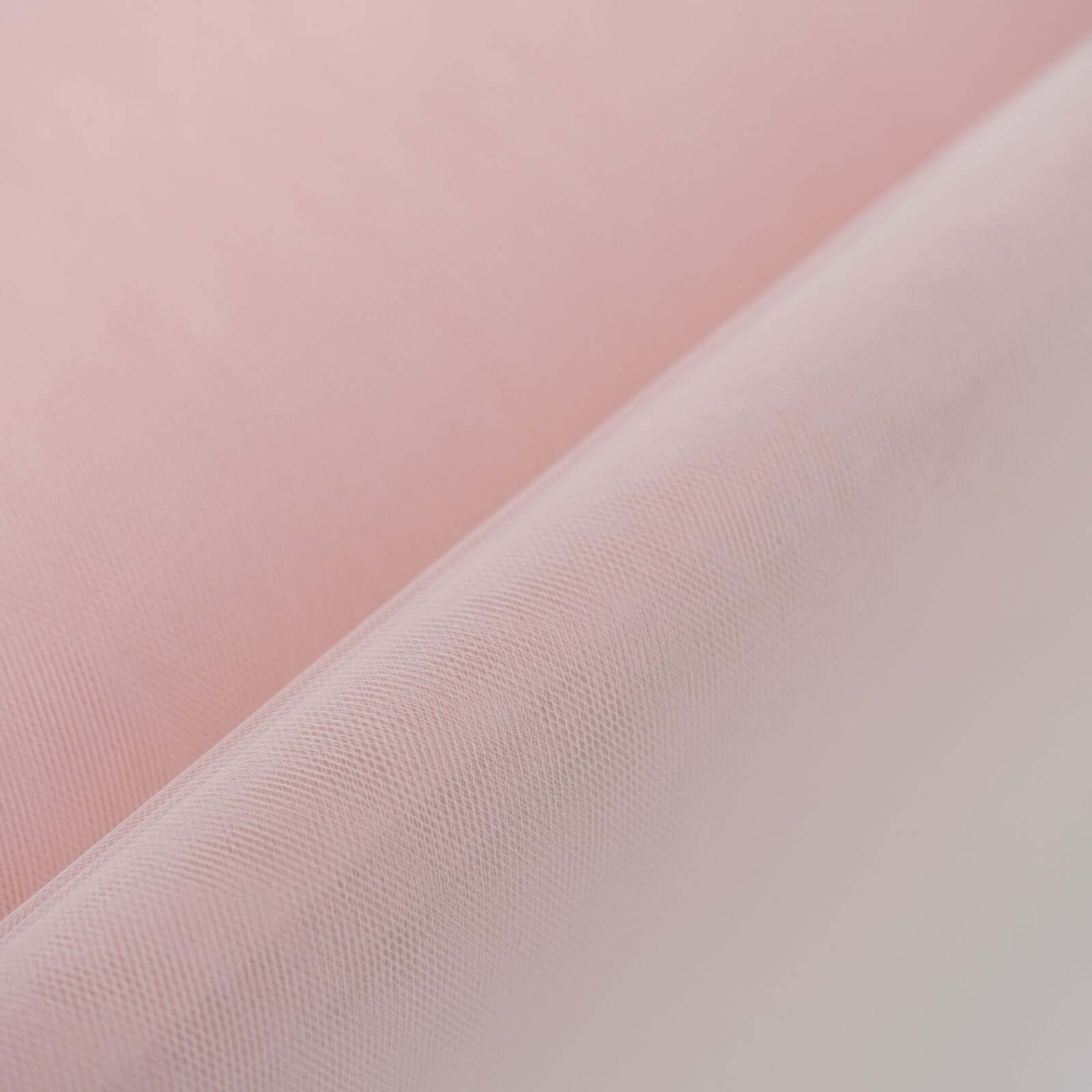 50-Yard Blush Tulle Fabric Bolt, 108 Inches Wide, Ideal for DIY Crafts