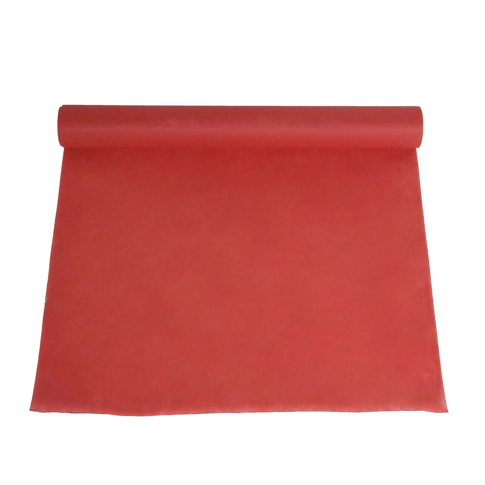 3ft x 100ft High - Quality Red Rayon Carpet Runner for Weddings and Parties