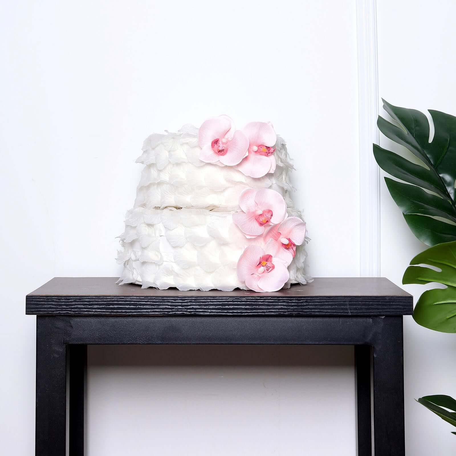 Hot Sale! 20 Pink Silk Artificial Orchid Flower Heads for DIY Floral Decorations
