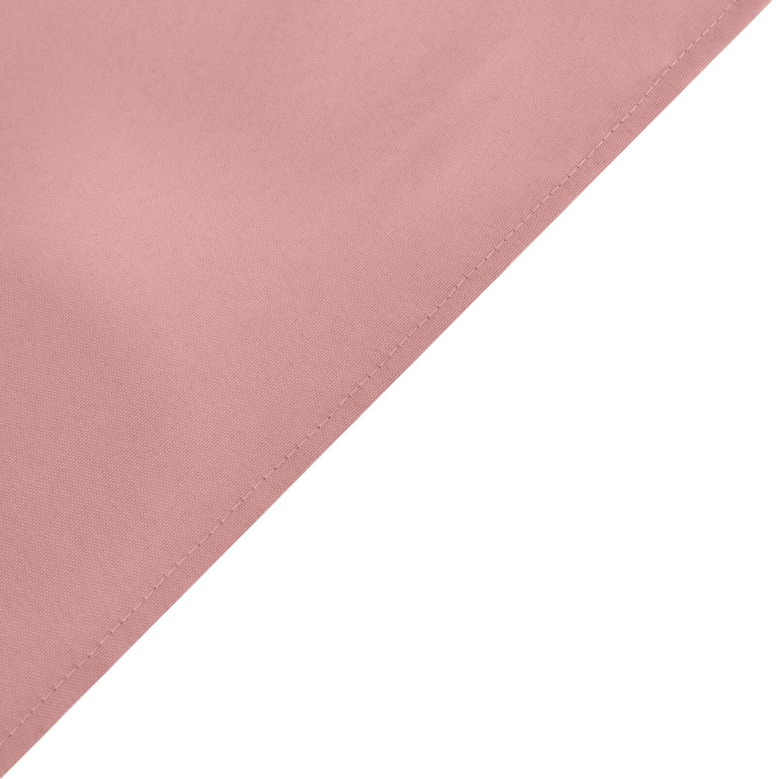 Durable and Stylish 72x120 Polyester Rectangle Tablecloth in Dusty Rose