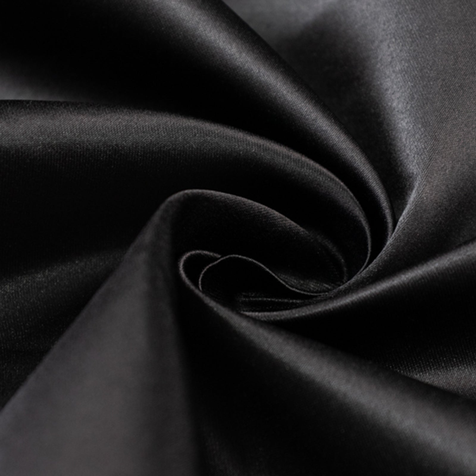 10-Yard 54-Inch Black Lamour Satin Fabric Bolt - High-Quality Heavy Matte Satin by the Yard
