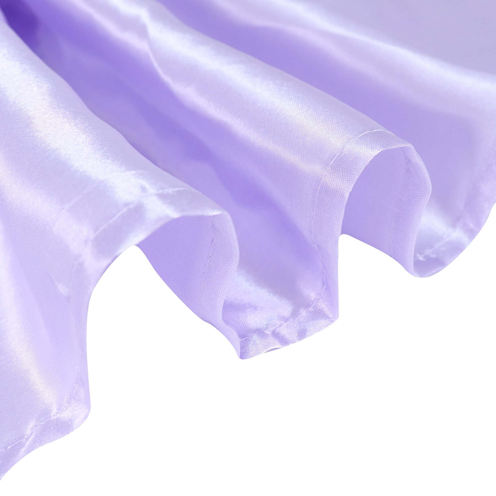 Lavender Lilac Satin Rectangular 60x102 Tablecloth - Lustrous and Smooth Cover