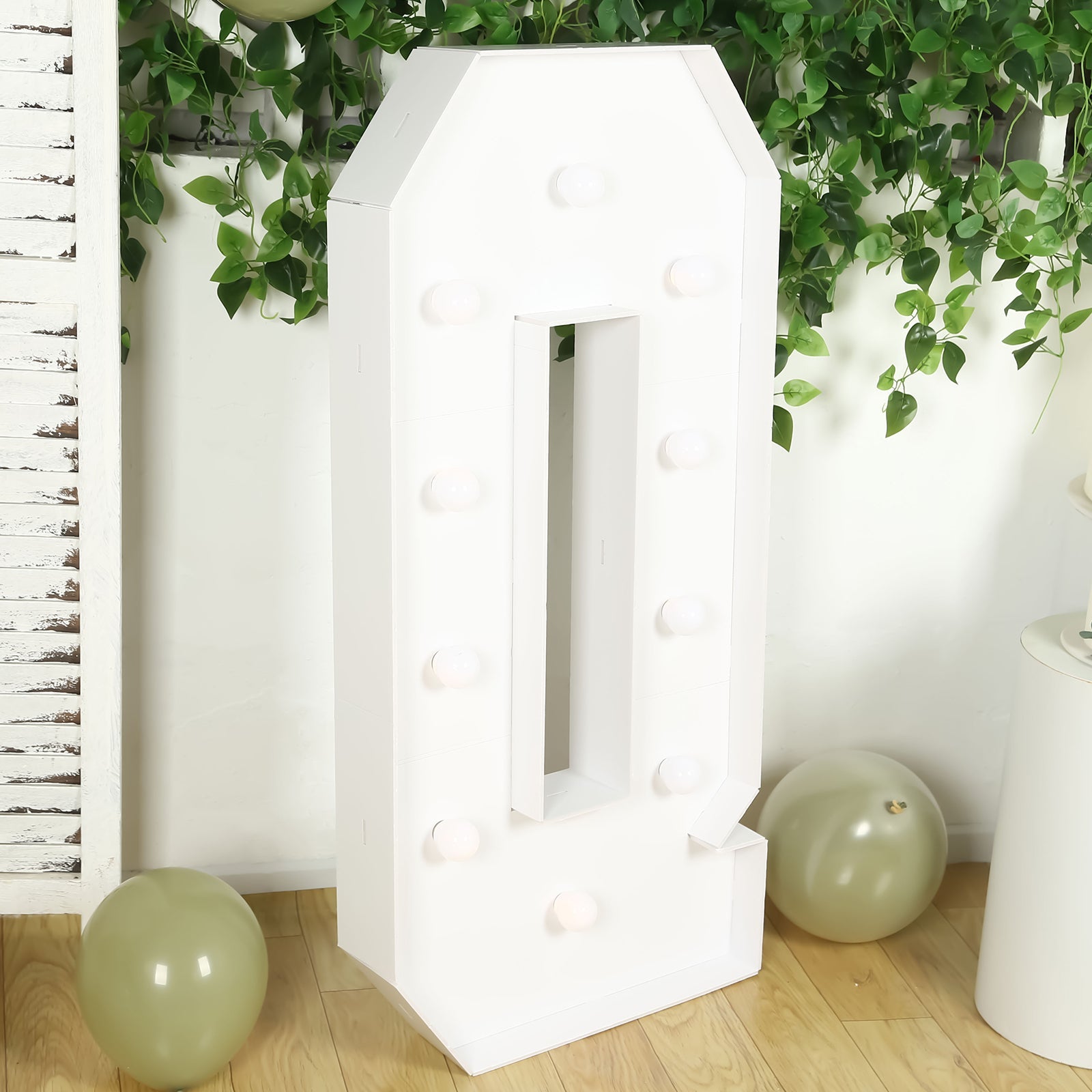 Hot Sale! 4ft White Giant LED Marquee Light Up Letter Q with 10 Warm White Battery - Operated LEDs