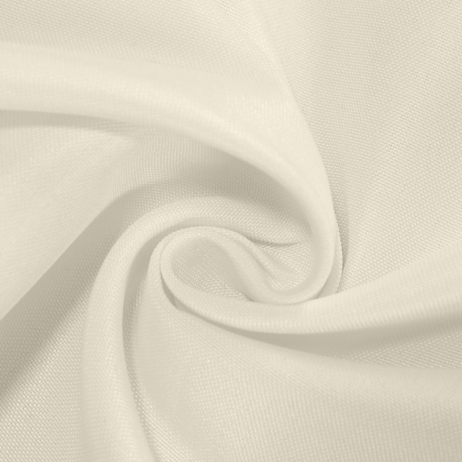 Ivory 8ft Premium Polyester Rectangle Tablecloth - 220GSM, Durable & Fitted