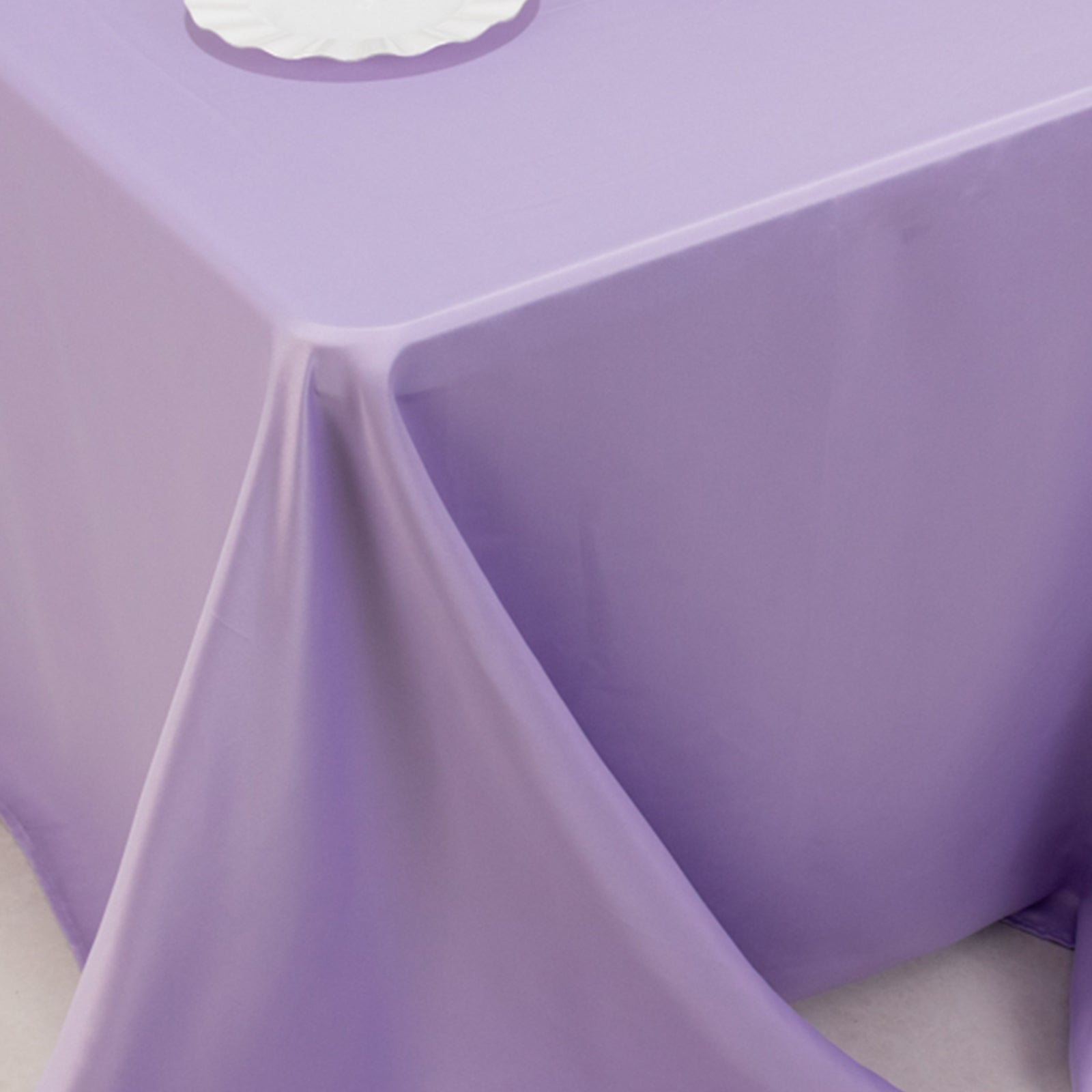Lavender Lilac Lamour Satin Tablecloth - Soft & Durable, Ideal for Events