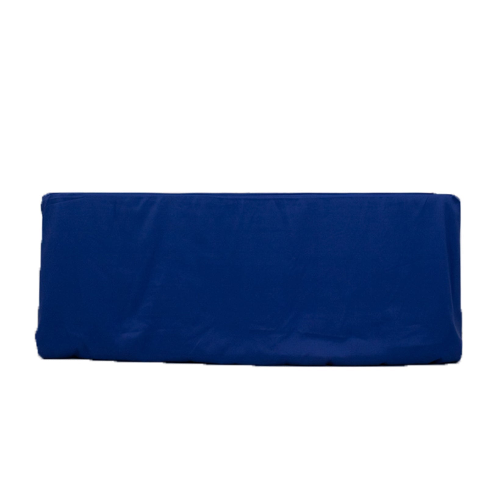 Hot Sale! 6ft Royal Blue Premium Polyester 220GSM Fitted Rectangle Tablecloth for Banquets