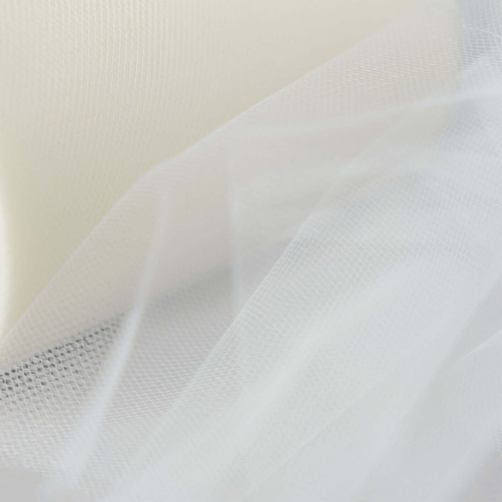 Great Deal! 6-Foot Wide, 100-Yard Ivory Tulle Fabric Bolt for Crafts and Special Occasions