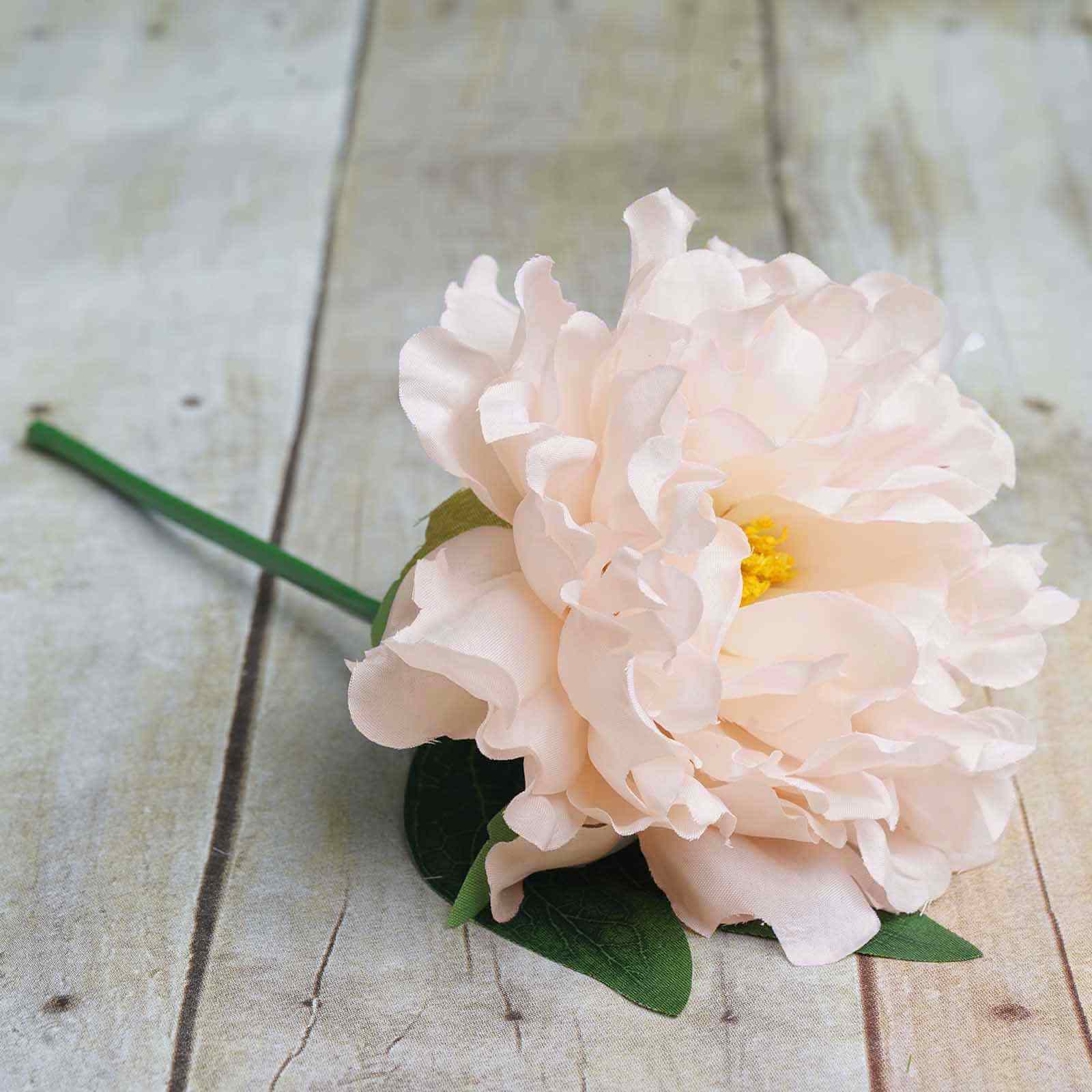 Hot Sale! 11-piece Blush Artificial Silk Peony Flower Bouquet for Various Occasions