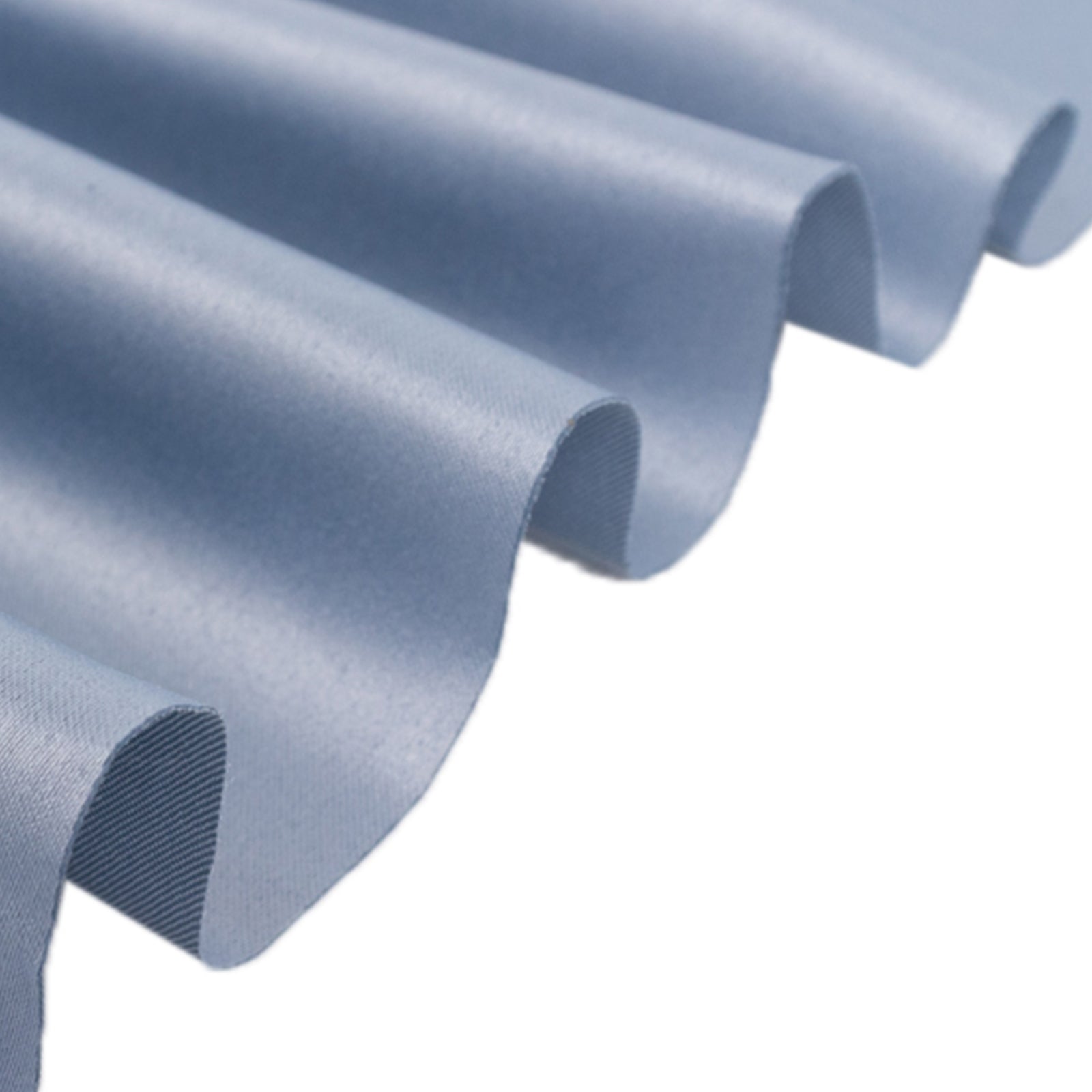 10 Yards of 54" Wide Dusty Blue Heavy Matte Lamour Satin Fabric Bolt