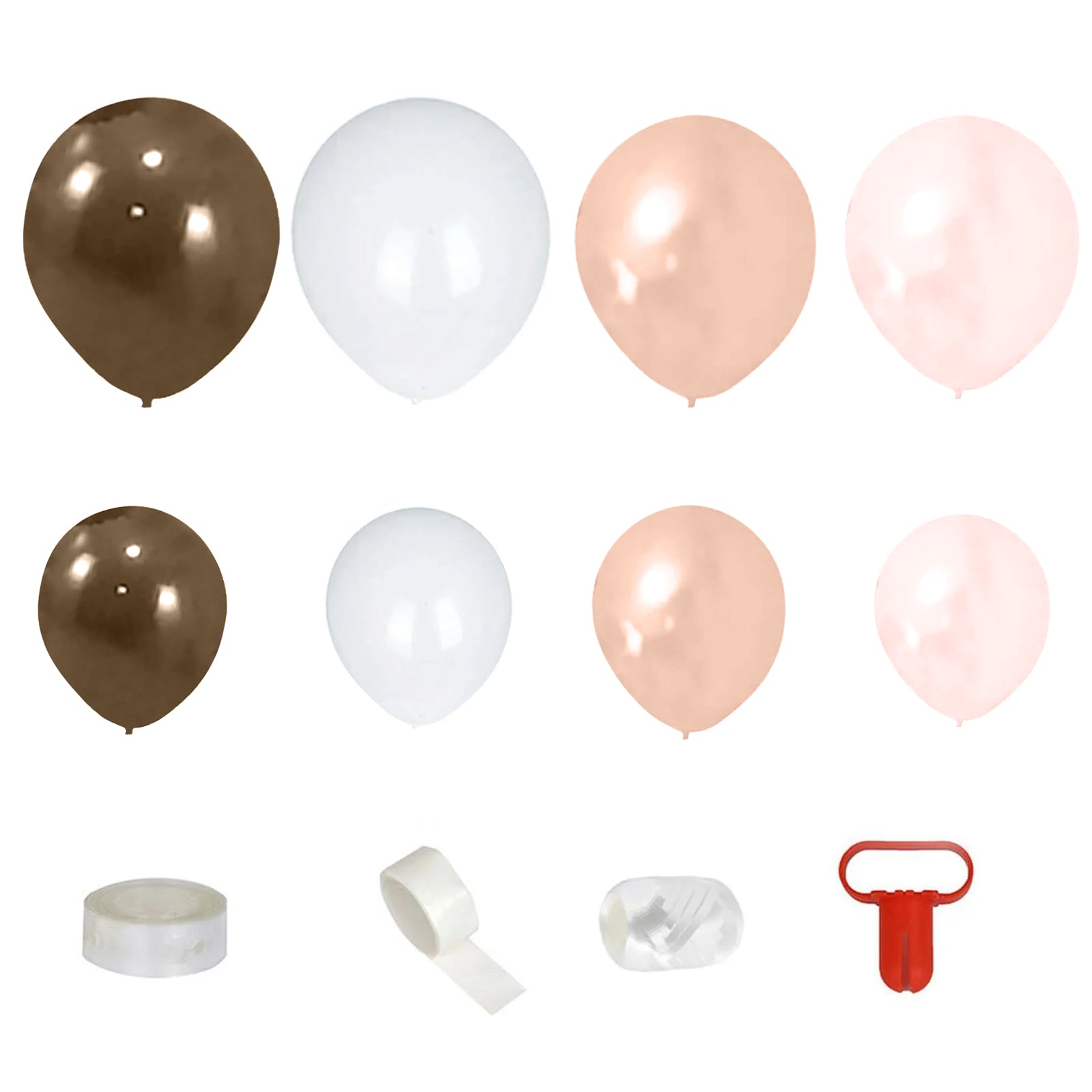 Hot! Set of 124 Biodegradable Rustic Balloon Arch Kit for Party
