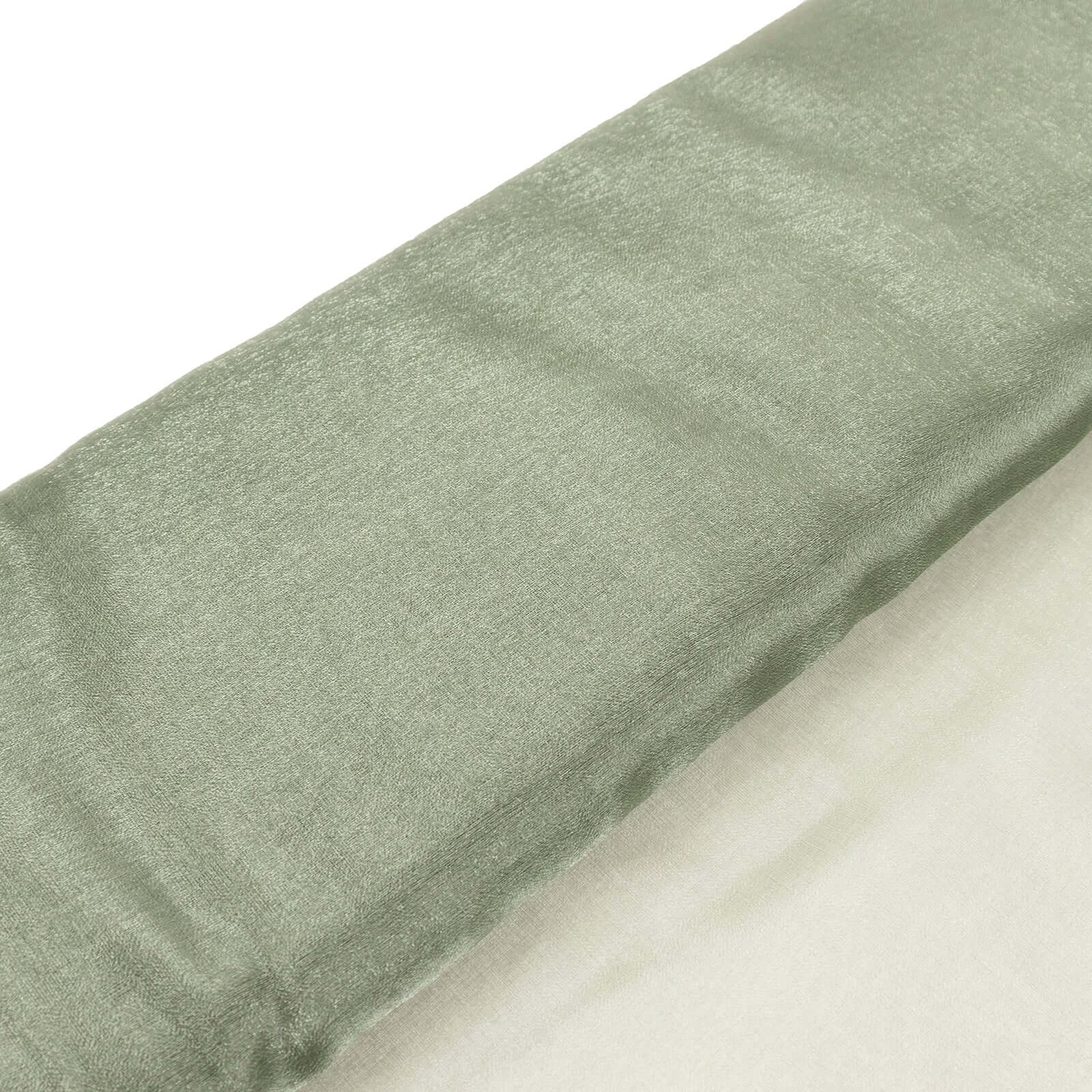 Special Offer! 54x10yd Dusty Sage Green Sheer Chiffon Fabric Bolt for DIY Voile Drapery