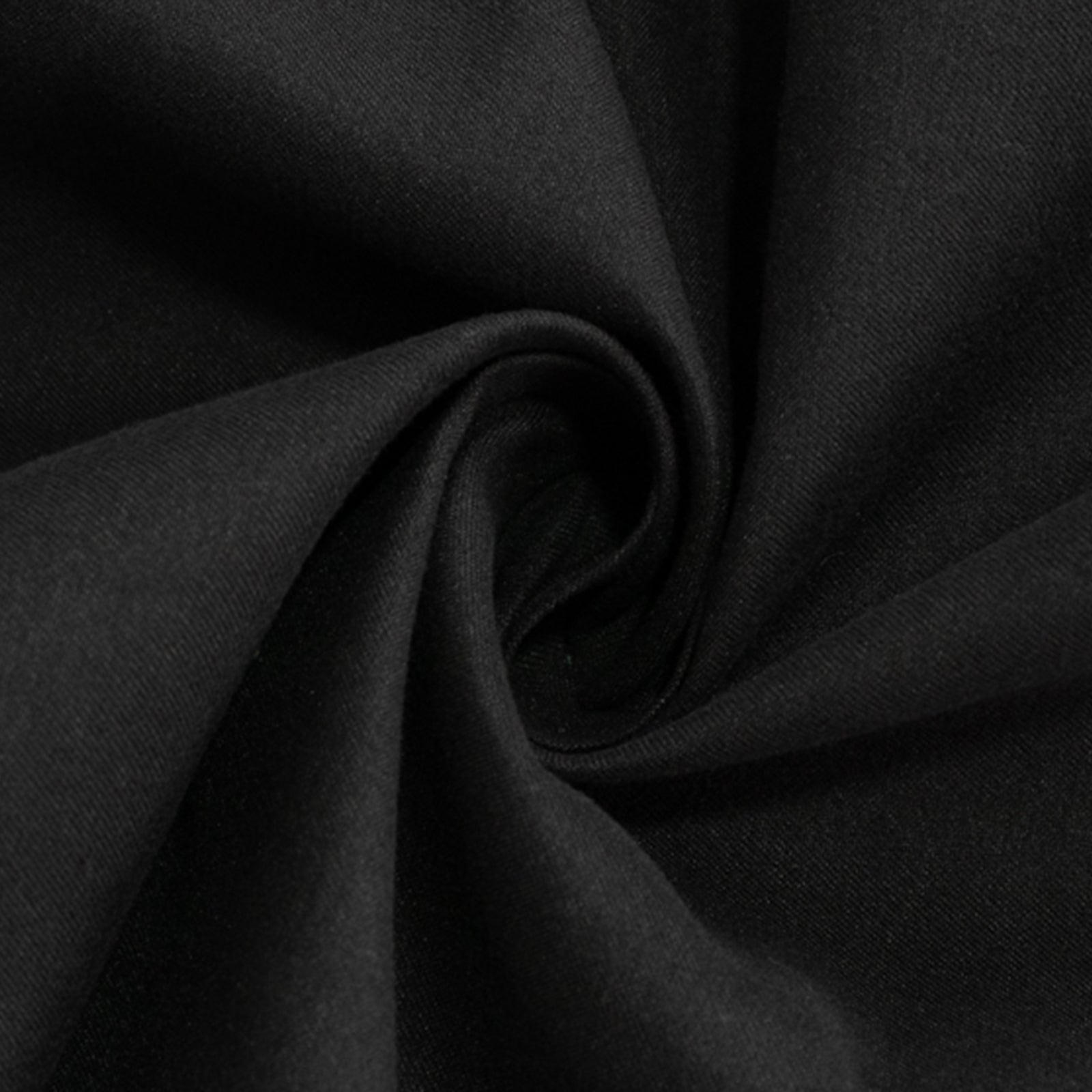 Black Seamless Wrinkle - Resistant 120 - inch Cotton Blend Round Tablecloth