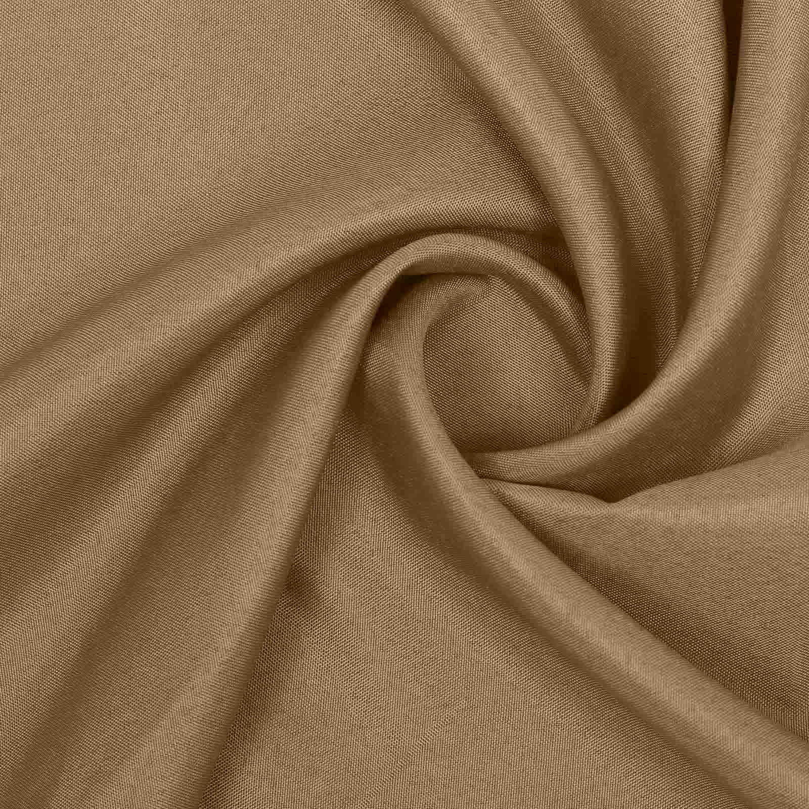54-Inch Wide, 10-Yard Taupe Polyester Fabric Bolt for DIY Crafts