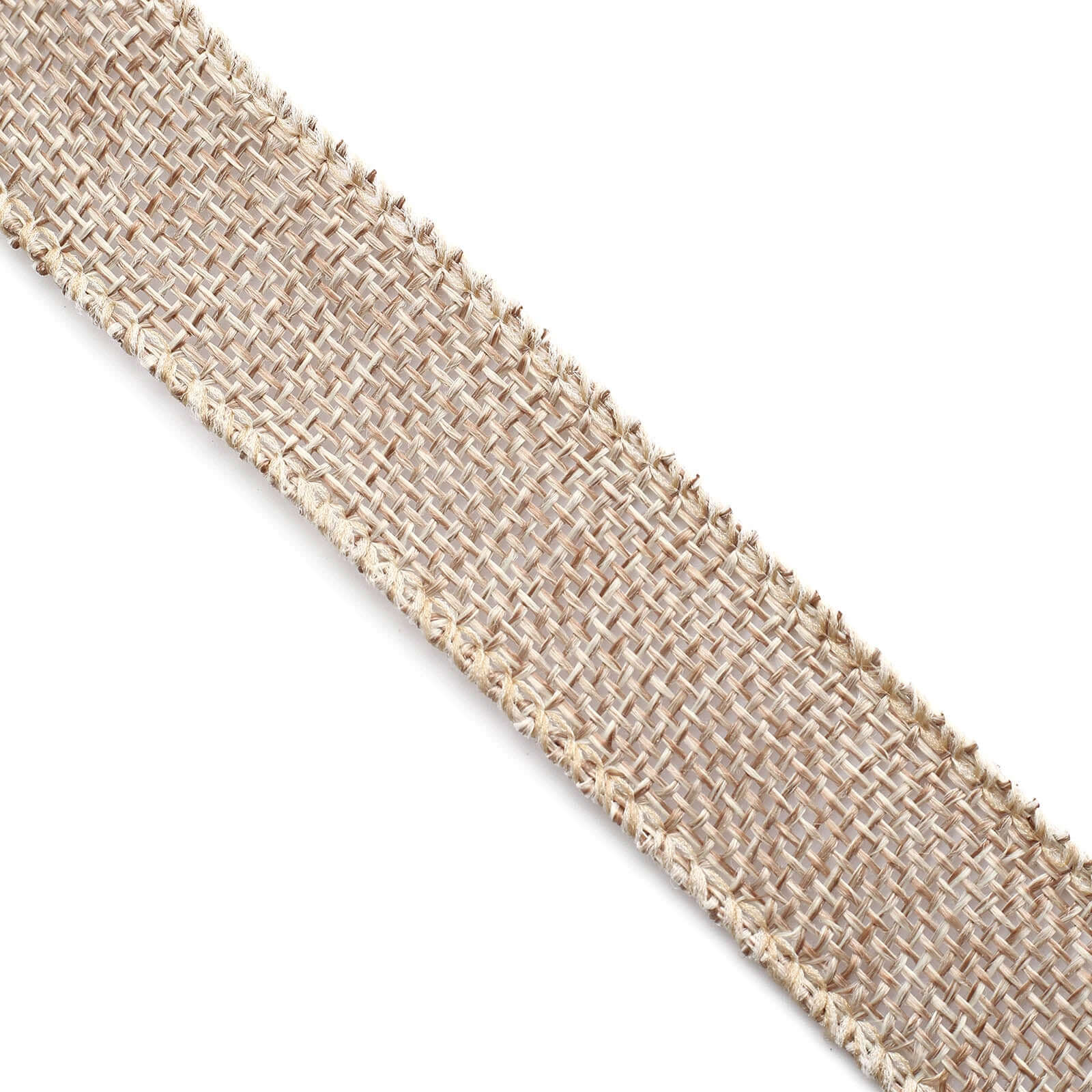 10 Yards 7/8 Natural Tone Jute Burlap Ribbons - Ideal for Decor