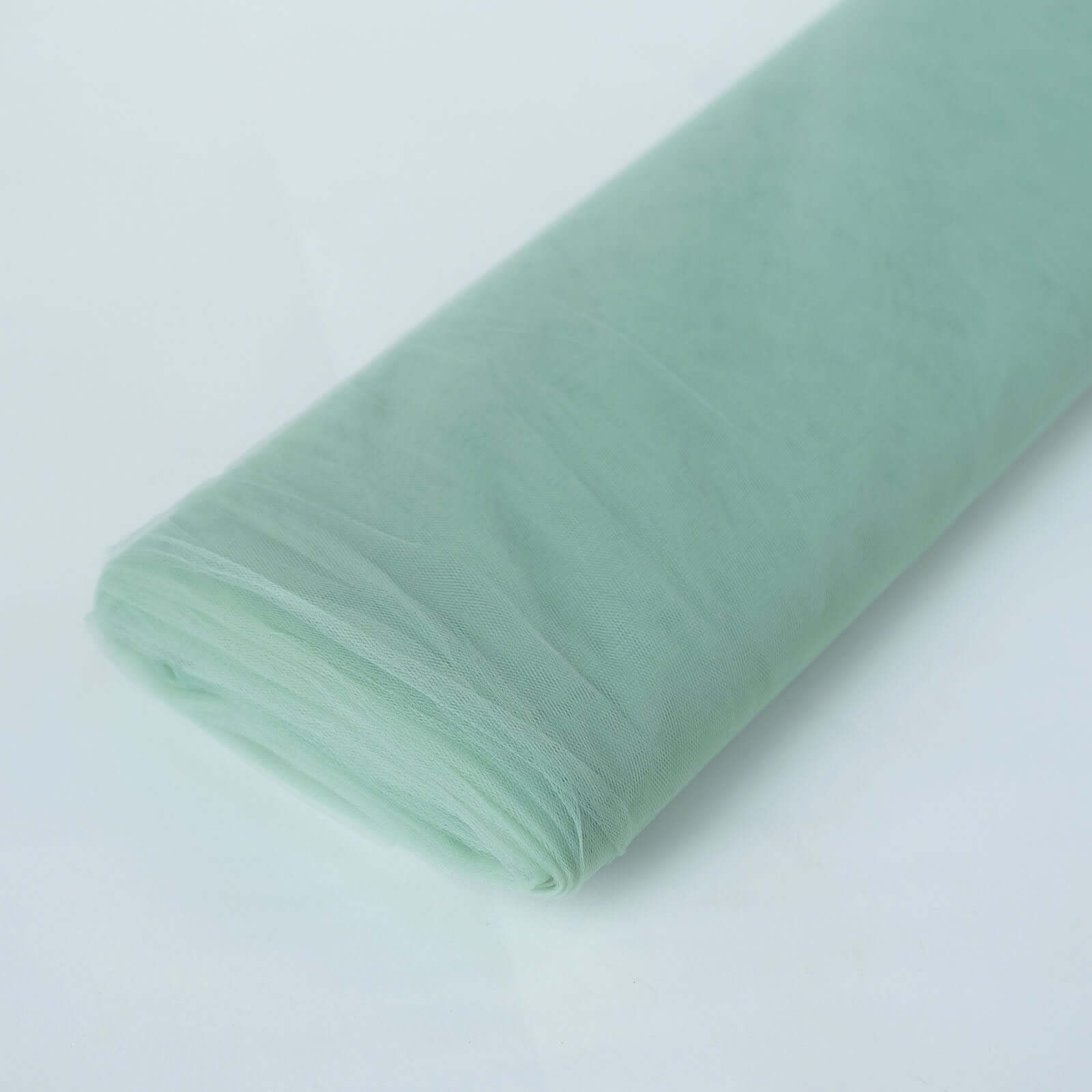 Hot! 54x40 Yards Sage Green Tulle Fabric Bolt for DIY Crafts