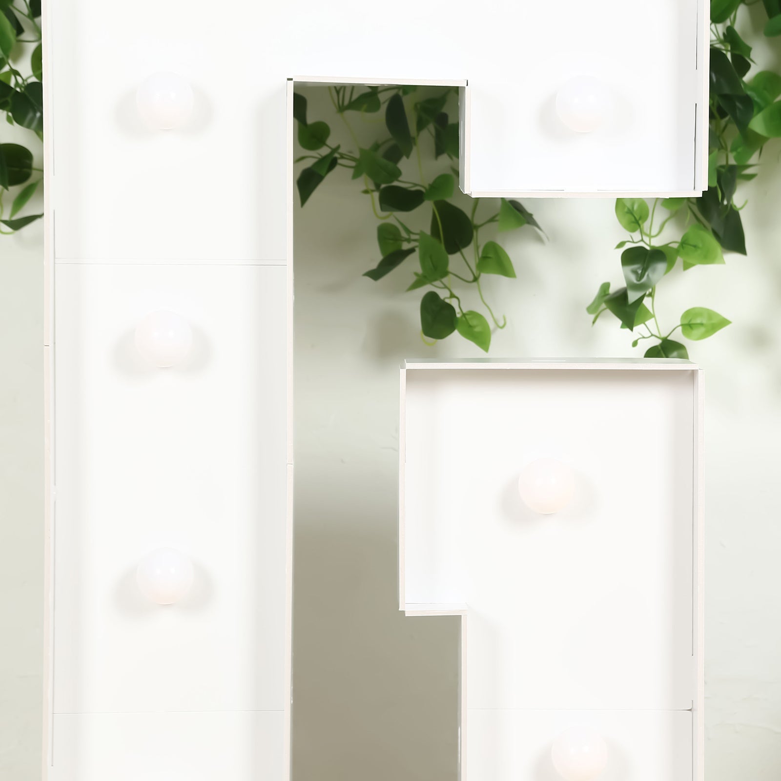 Hot Sale! 4ft White Giant LED Marquee Letter G with 10 Warm White Battery-Operated LEDs, Glue Gun & Sticks