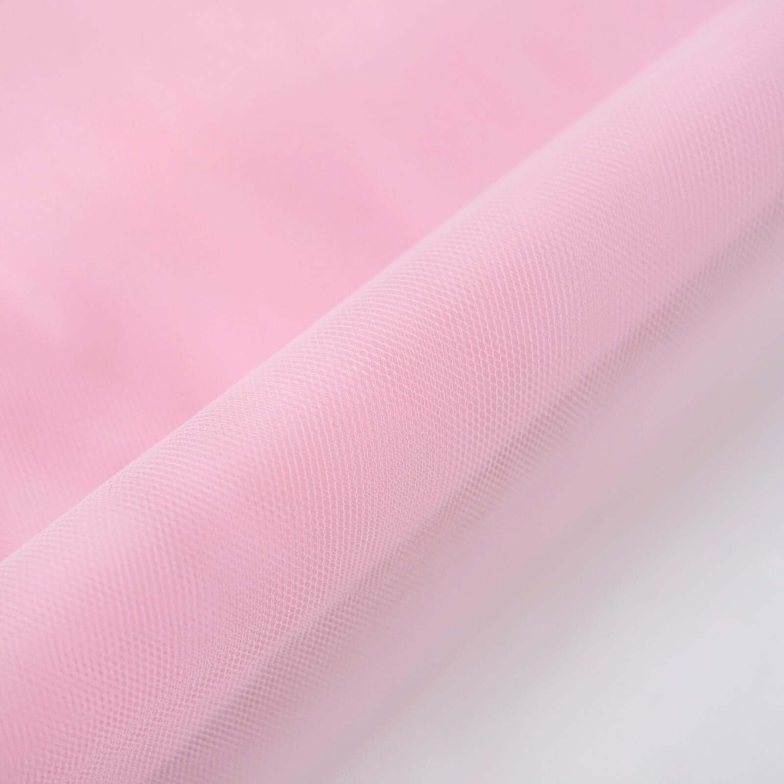Hot! 54'x40 Yards Pink Tulle Fabric Bolt for DIY Crafts