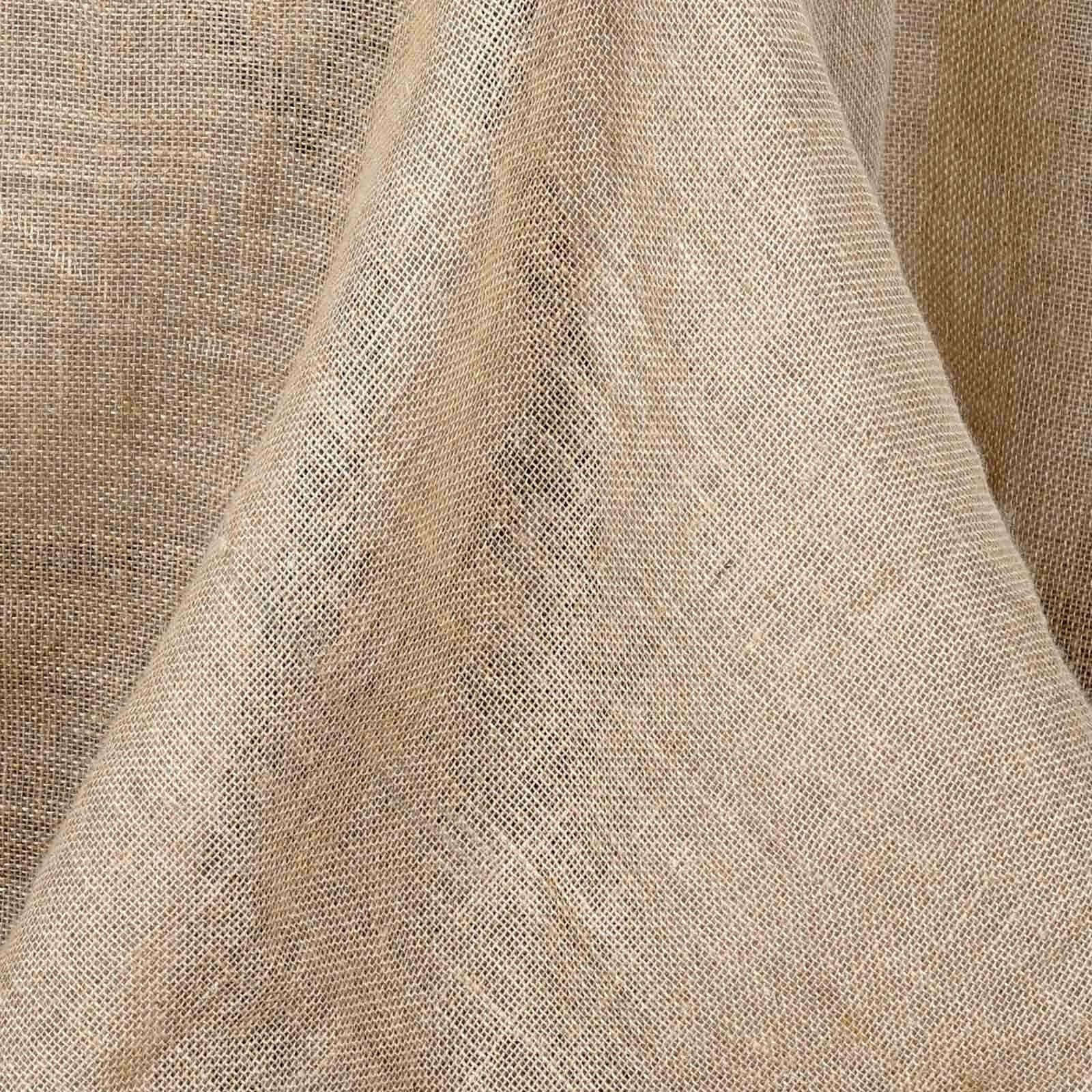 Hot! Natural Burlap Jute 60x126 Rectangle Tablecloth for Rustic Boho Decor