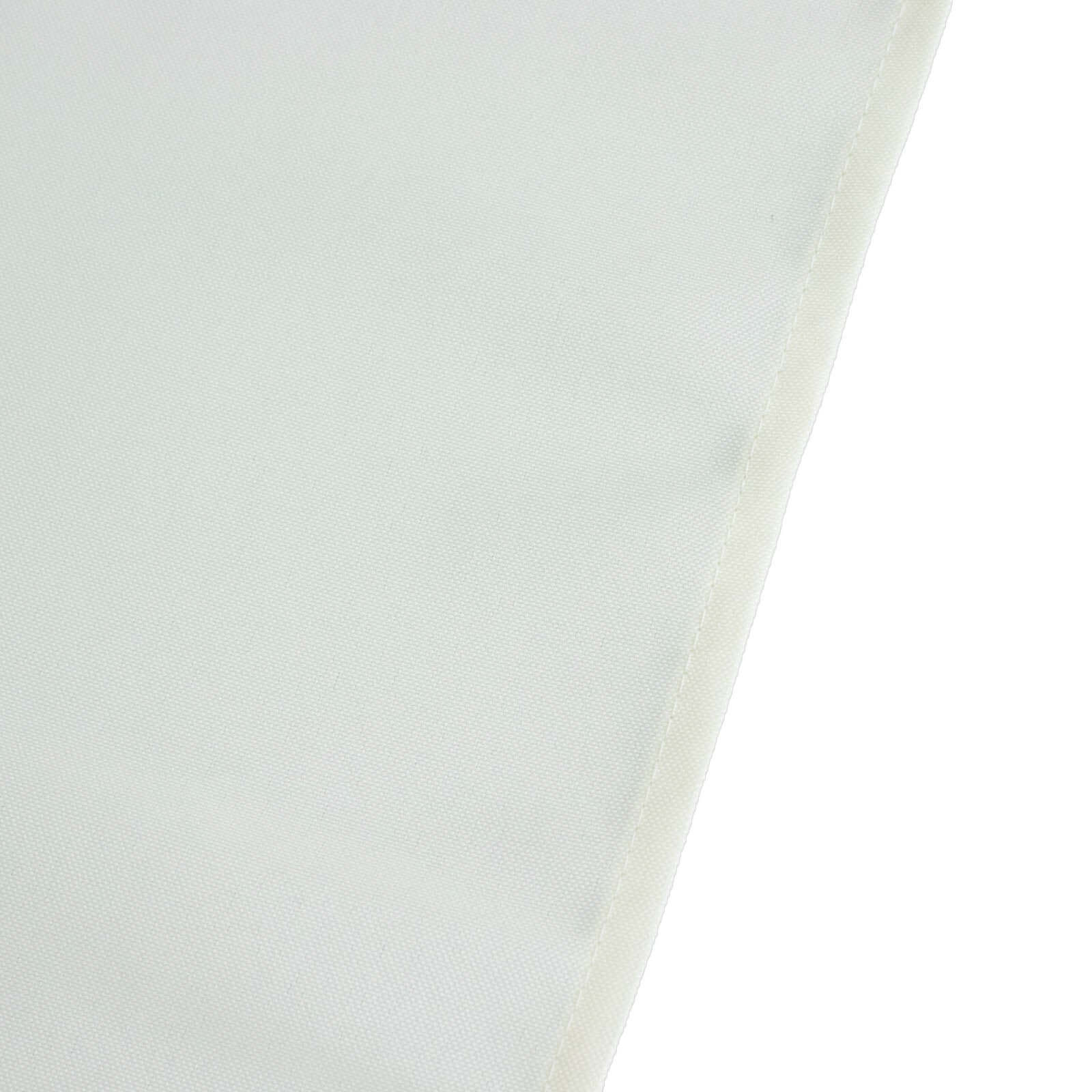 220GSM Wrinkle-Resistant Ivory Premium Polyester 70x70 Square Tablecloth