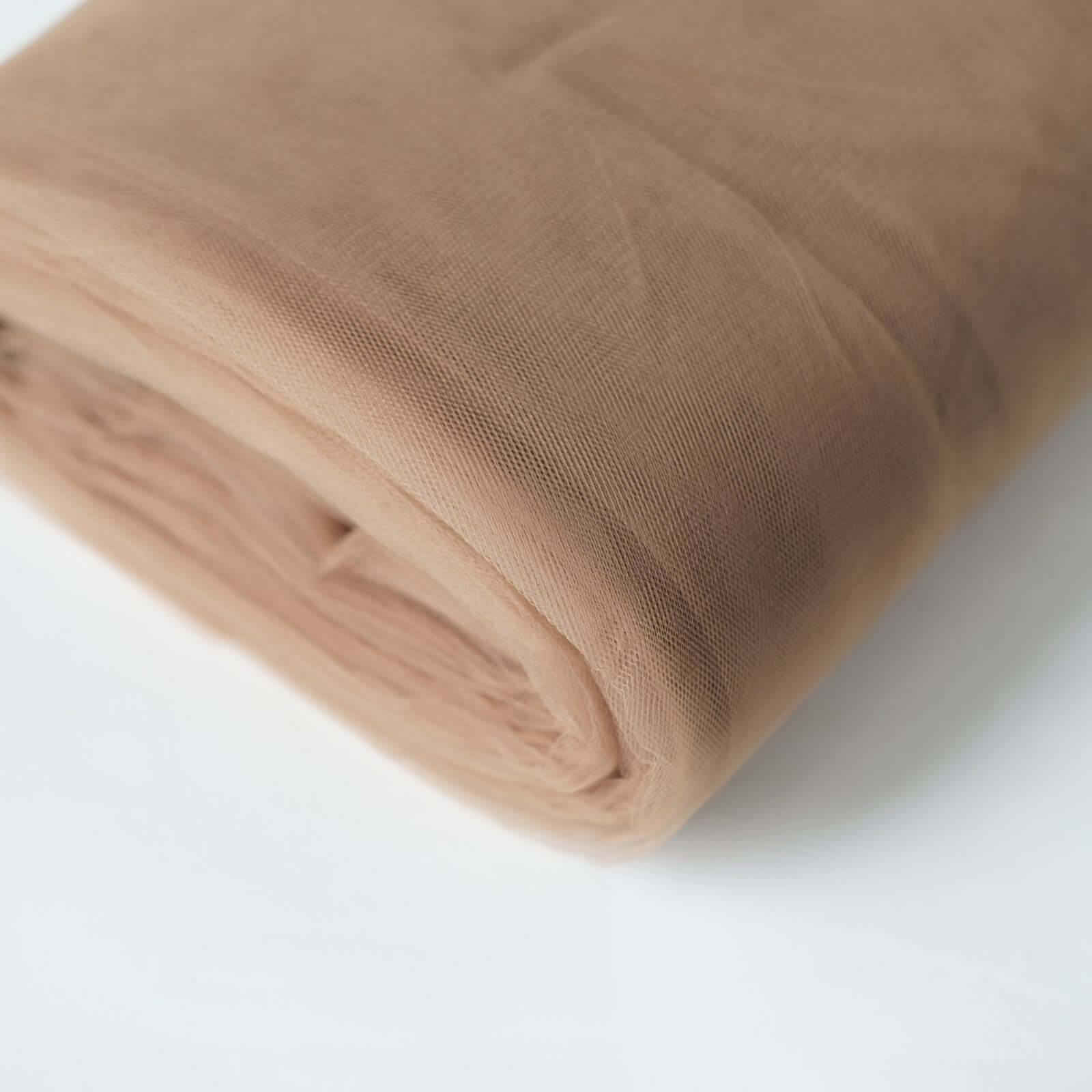 Natural Tulle Fabric Bolt - 108"x50 Yards, Ideal for DIY Crafts