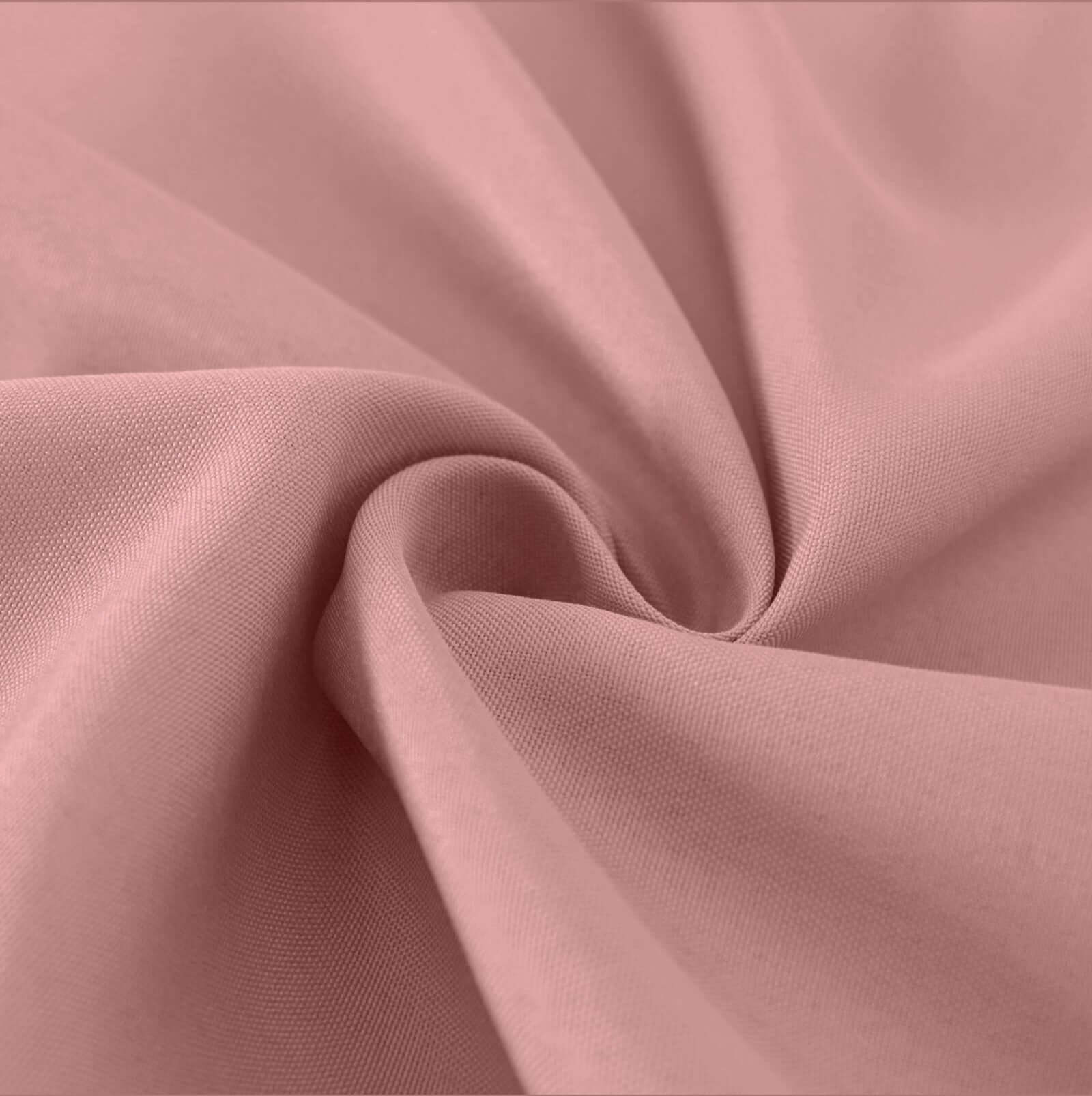 Durable and Stylish 72x120 Polyester Rectangle Tablecloth in Dusty Rose