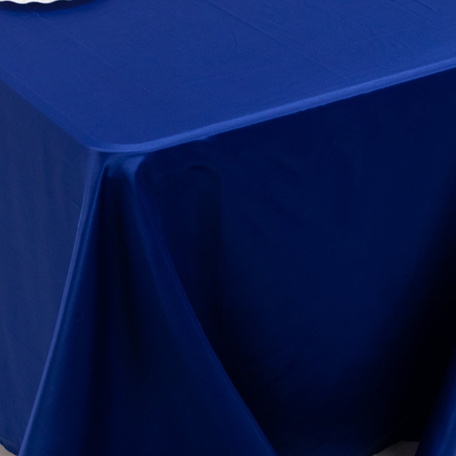 Royal Blue Lamour Satin Rectangle Tablecloth - Luxury, Soft & Seamless