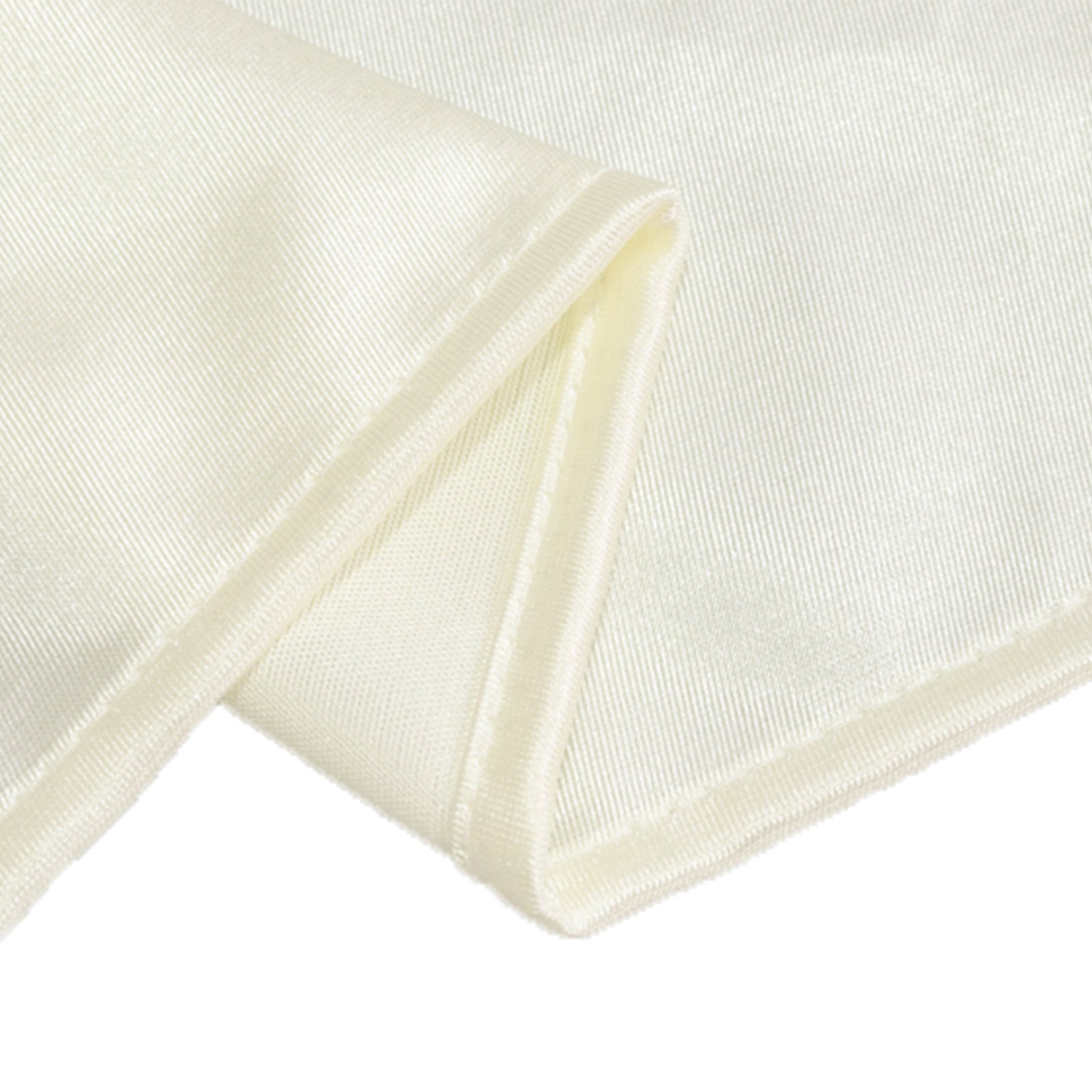 Hot Sale! Premium Wrinkle-Free & Stain-Resistant Scuba Rectangular Tablecloth in Shimmering Pearl White (60x102)