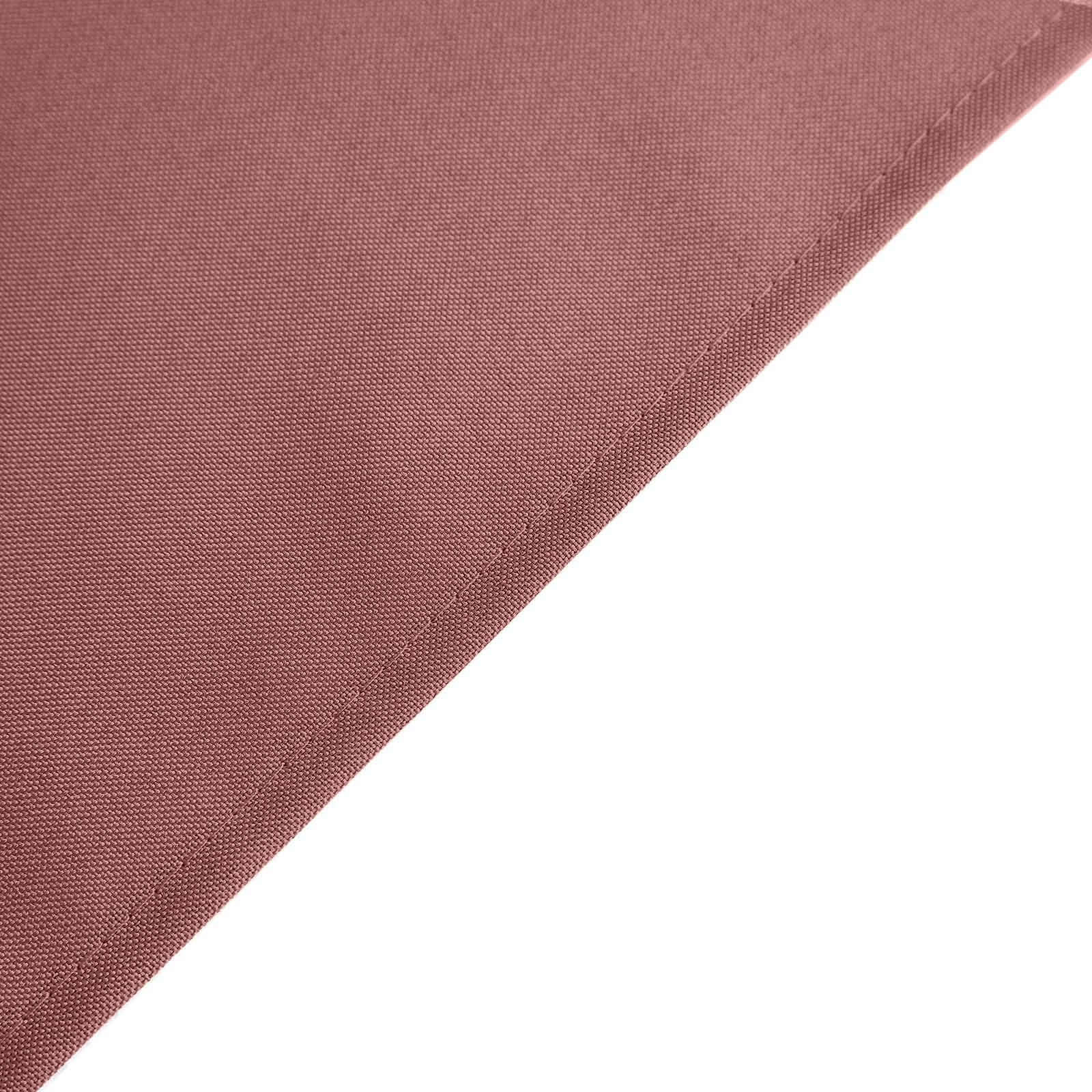 Stylish & Durable 60x102 Polyester Cinnamon Rose Rectangle Tablecloth