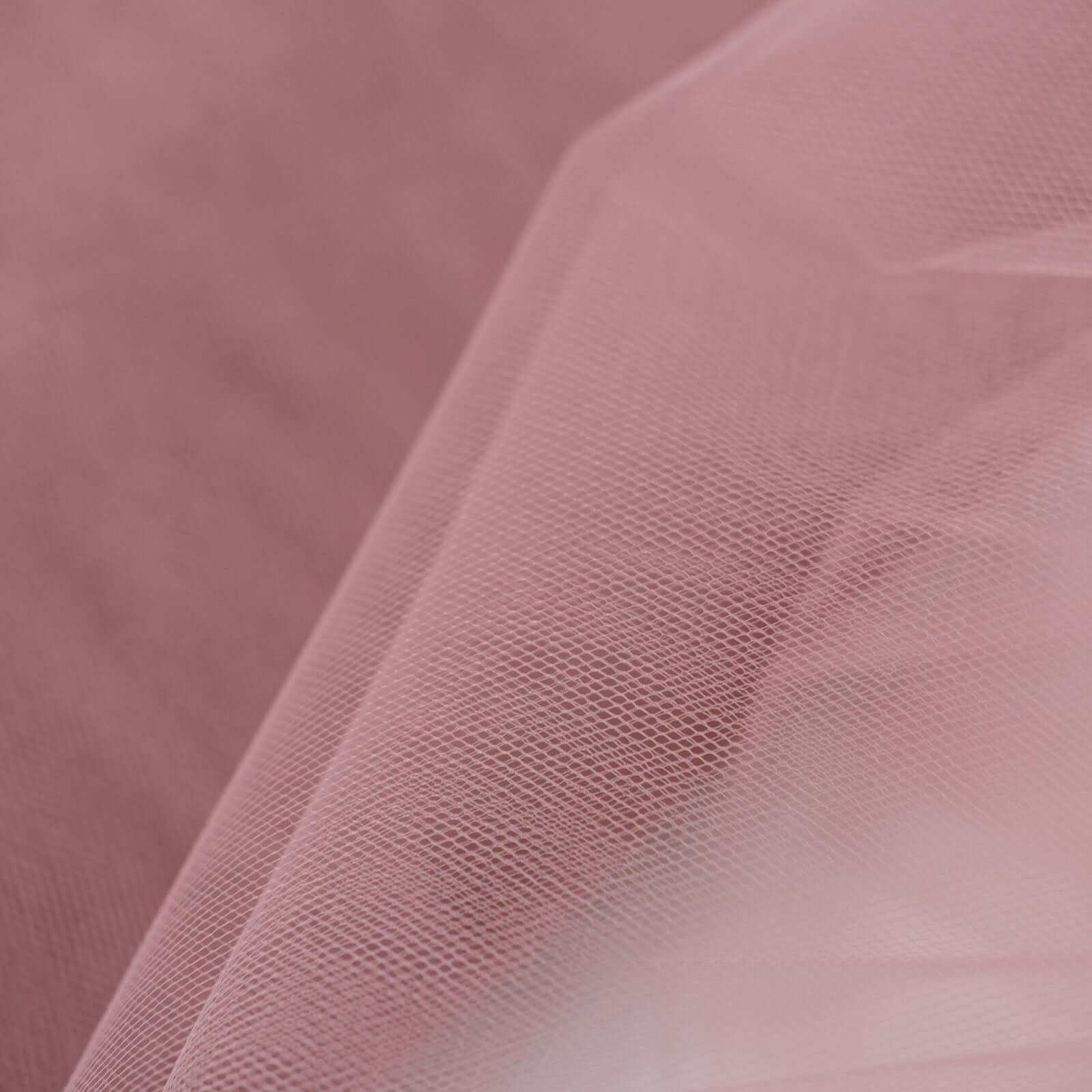 40-Yard, 54-Inch Wide Dusty Rose Nylon Tulle Fabric Bolt for DIY Crafts