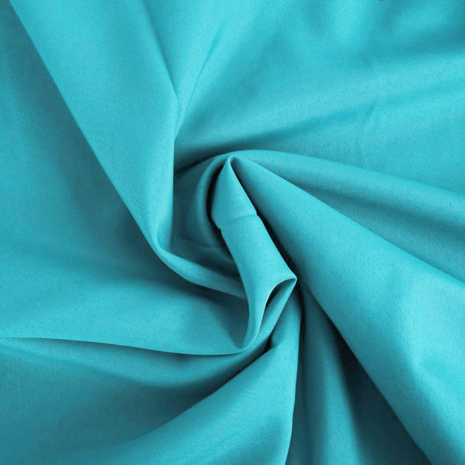 Turquoise Seamless Wrinkle-Resistant 90x156 Polyester Rectangle Tablecloth - Perfect for Events