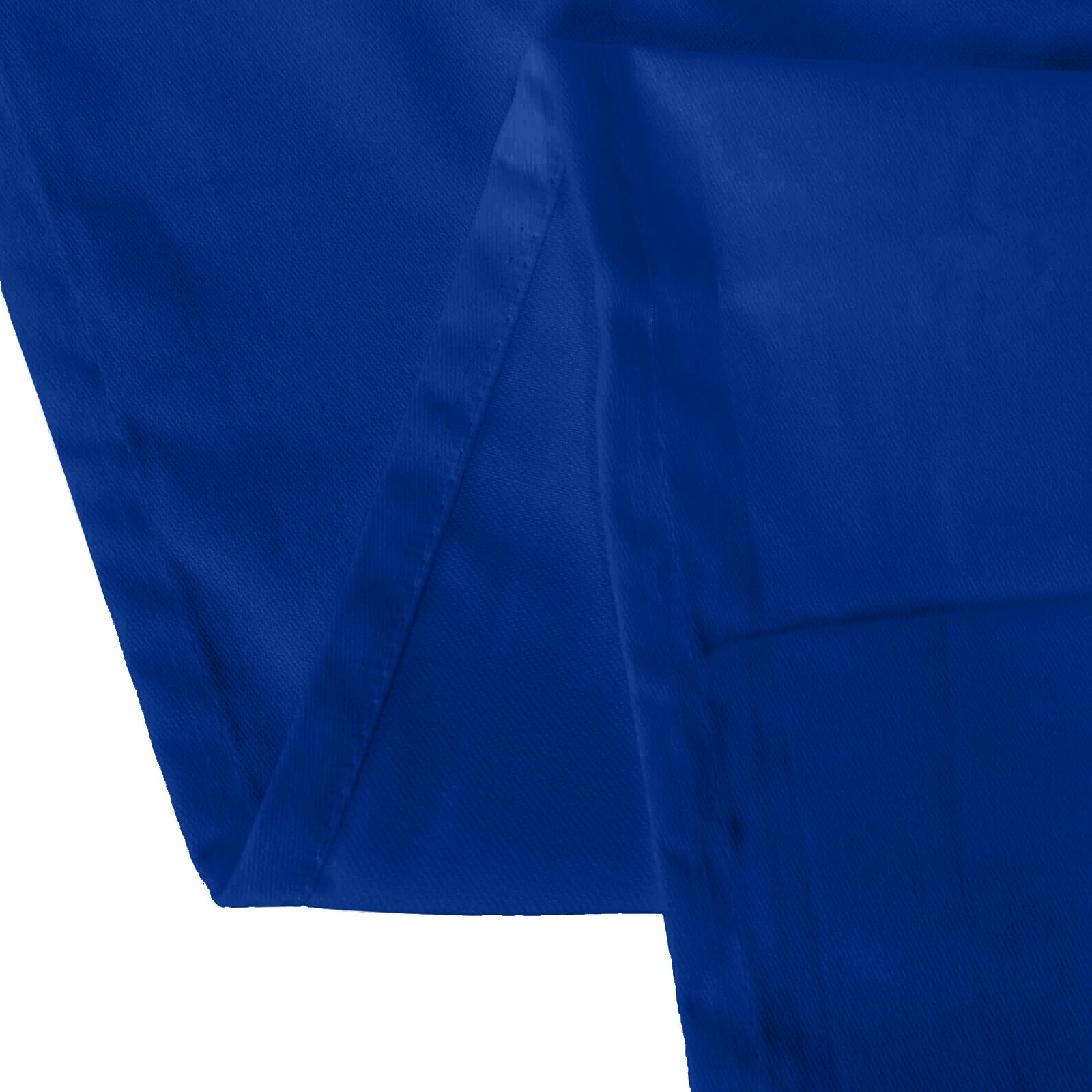 Wrinkle-Resistant Royal Blue Cotton Blend 60x102 Rectangle Tablecloth - Ideal for Events!