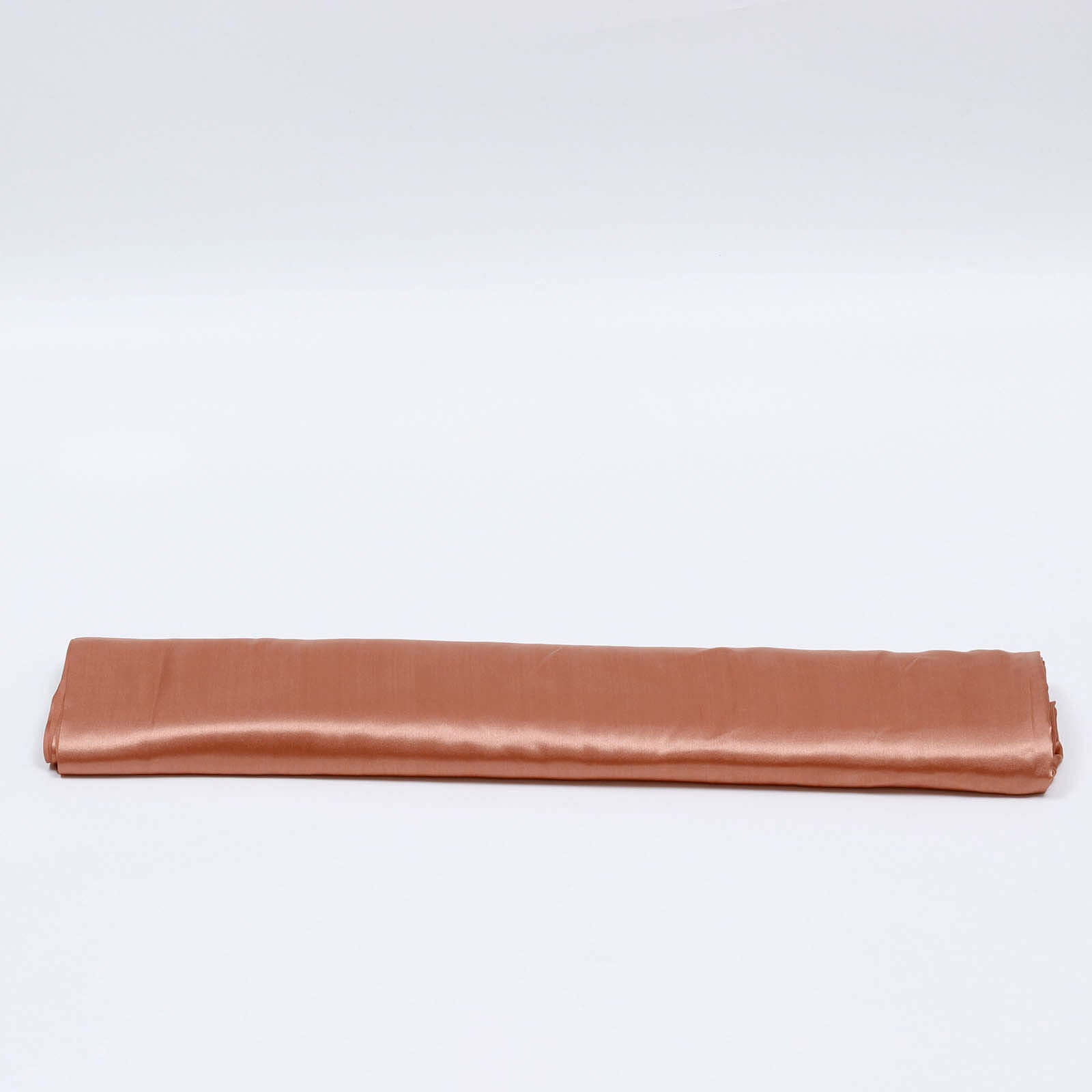 10-Yard 54-Inch Terracotta (Rust) Unfinished Satin Fabric Bolt