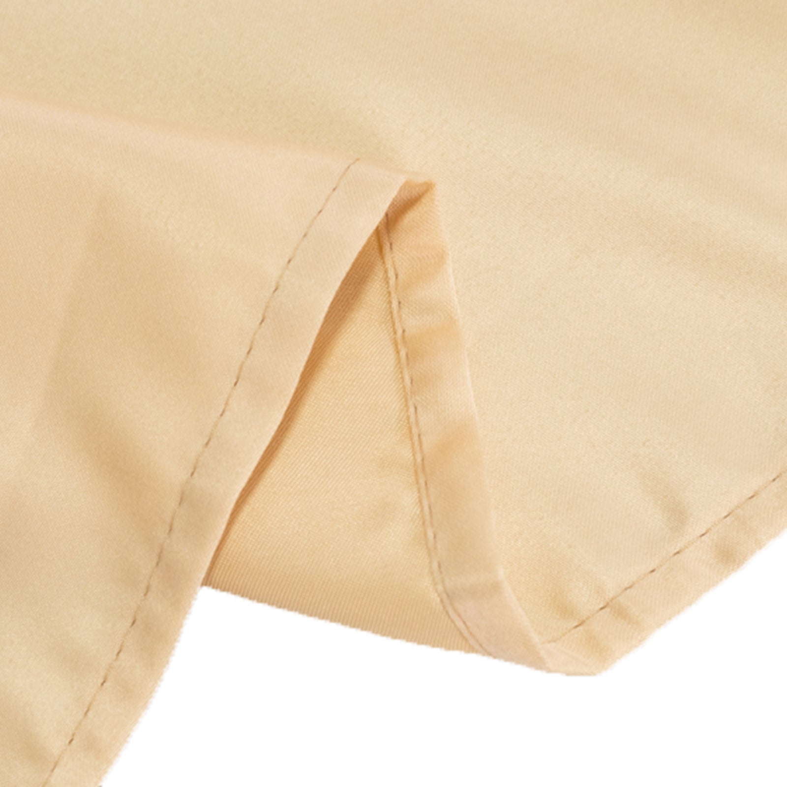Get This Durable & Silky Soft Beige Lamour Satin Rectangle Tablecloth (60x102)