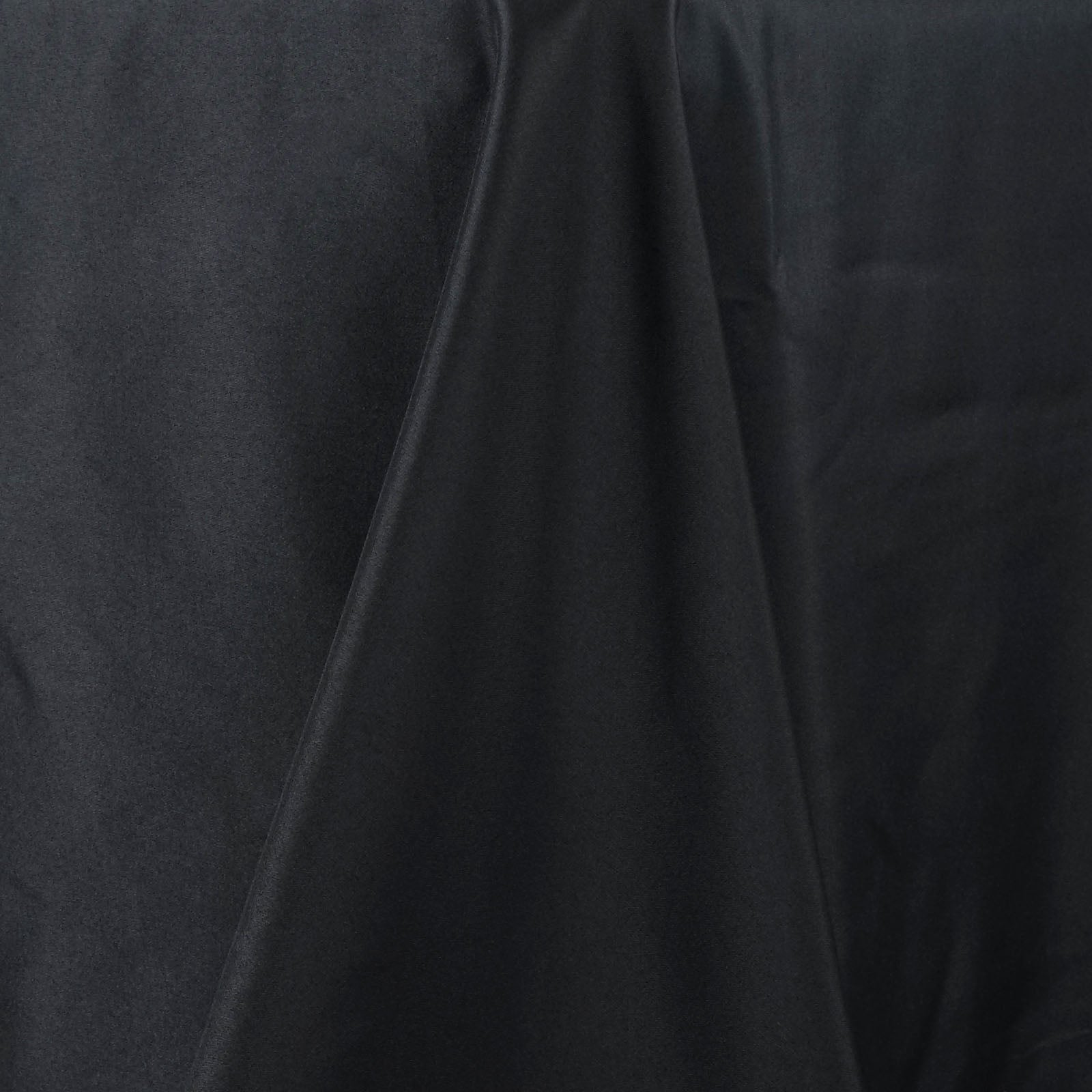 Black 90x132 Fire Retardant Premium Polyester Rectangular Tablecloth - High-Performance Seamless Cover