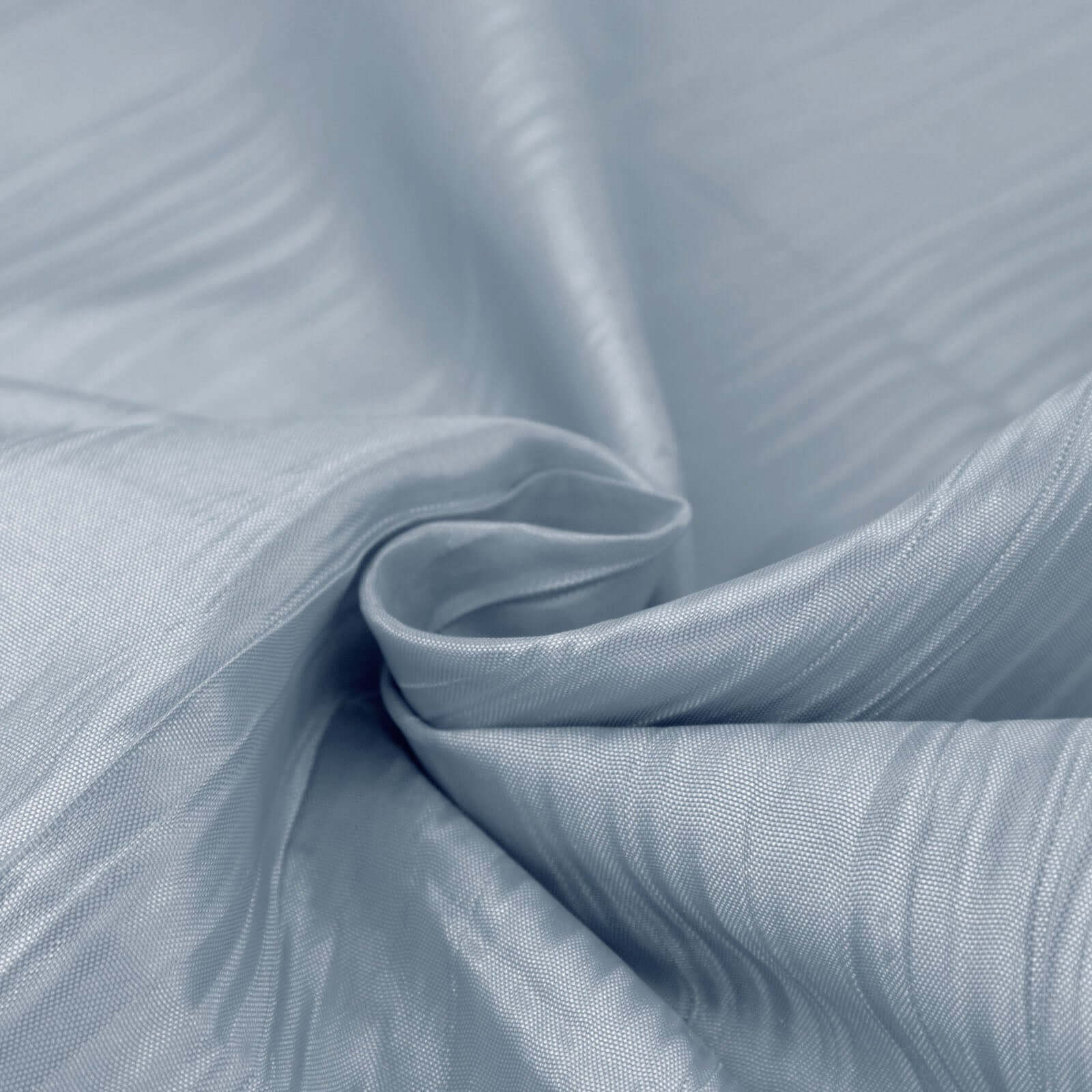 Hot Deal! 54-Inch Wide, 10-Yard Dusty Blue Accordion Crinkle Taffeta Fabric Bolt for Decor