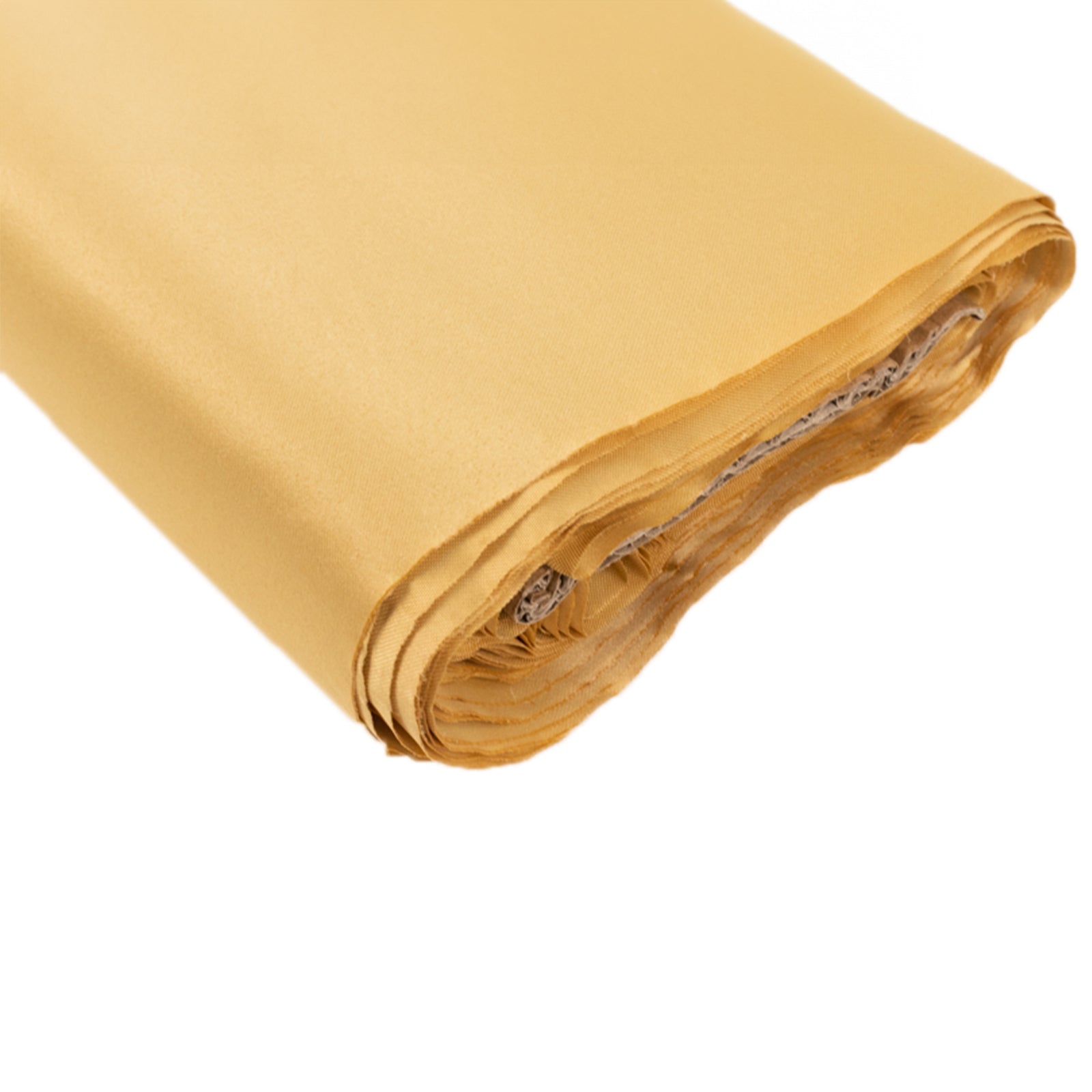 10 Yards Heavy Matte Champagne Lamour Satin Fabric Bolt, 54 Inches Wide