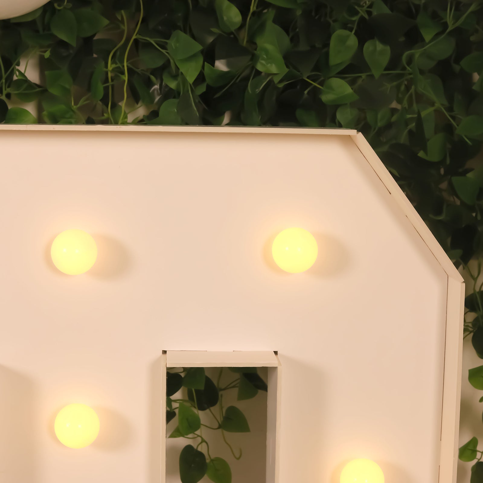 Get This 4ft White Giant LED Marquee Letter P! Warm White LEDs, Foam Board, Glue Gun Included