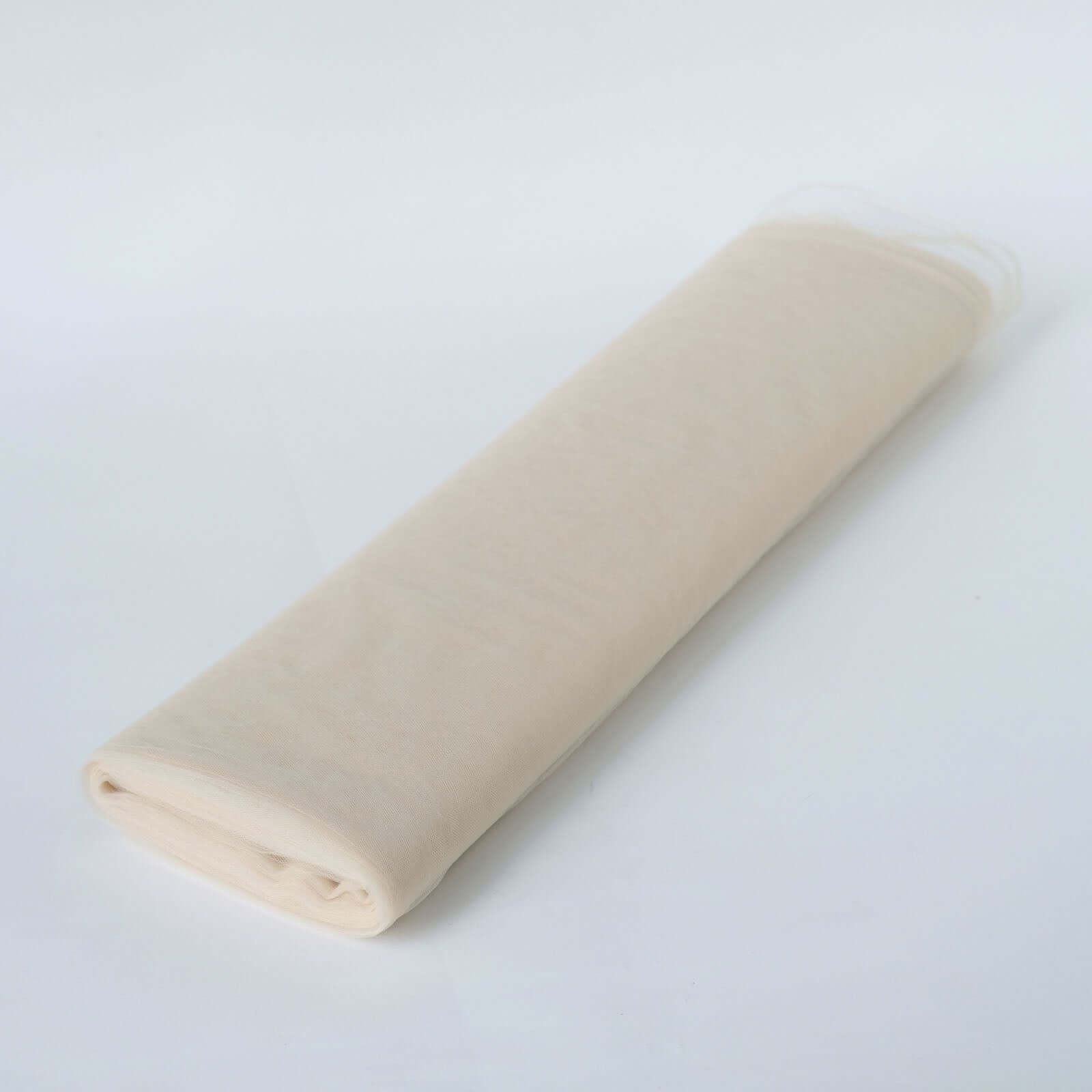Amazing 54x40 Yards Beige Tulle Fabric Bolt for DIY Crafts and Decor