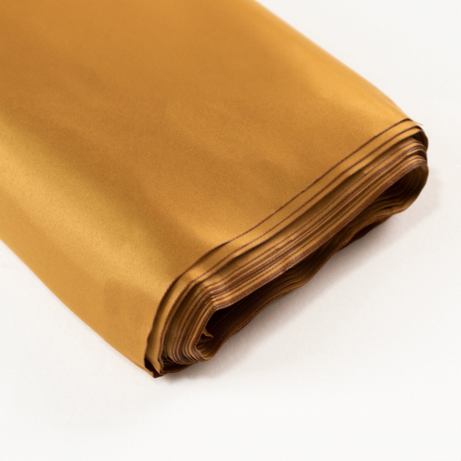 Exclusive Gold Lamour Satin Fabric Bolt - 54x10 Yards