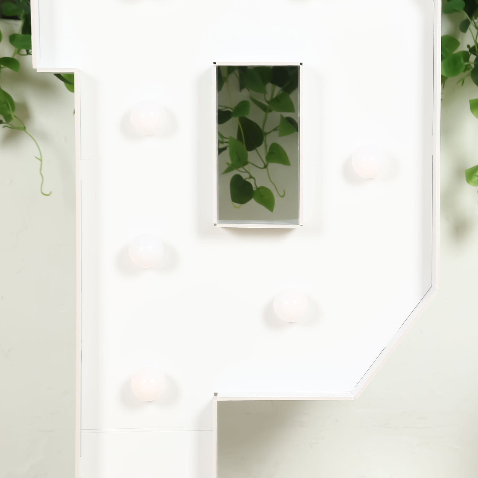 Get This 4ft White Giant LED Marquee Letter P! Warm White LEDs, Foam Board, Glue Gun Included