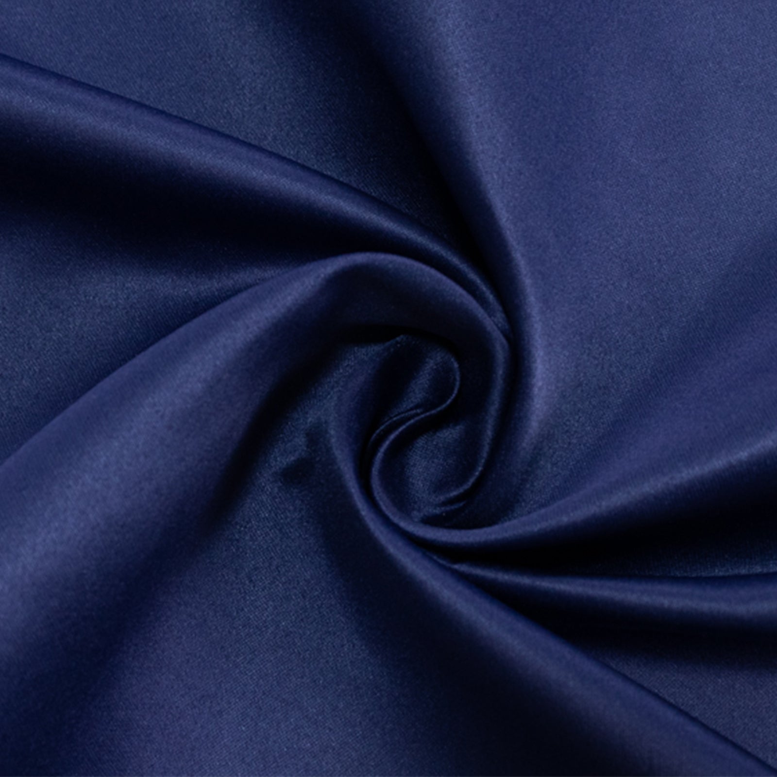 Navy Blue Lamour Satin Rectangle Tablecloth 60x102 - Durable & Soft