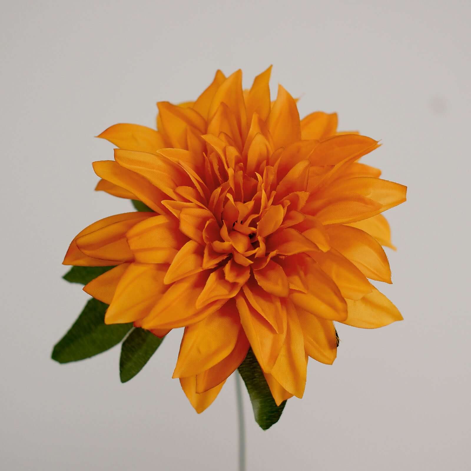 Hot Deal! 2 Bouquets of Orange Artificial Silk Dahlia Flower Spray Bushes - 20 Inches Tall
