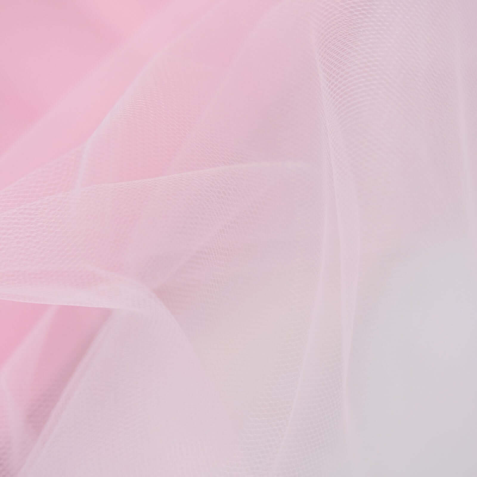 Hot! 54'x40 Yards Pink Tulle Fabric Bolt for DIY Crafts