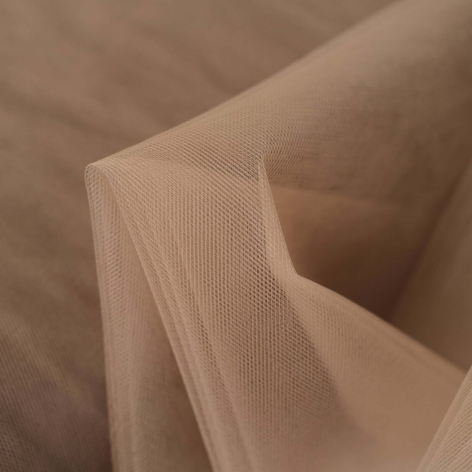 Natural Tulle Fabric Bolt - 108"x50 Yards, Ideal for DIY Crafts