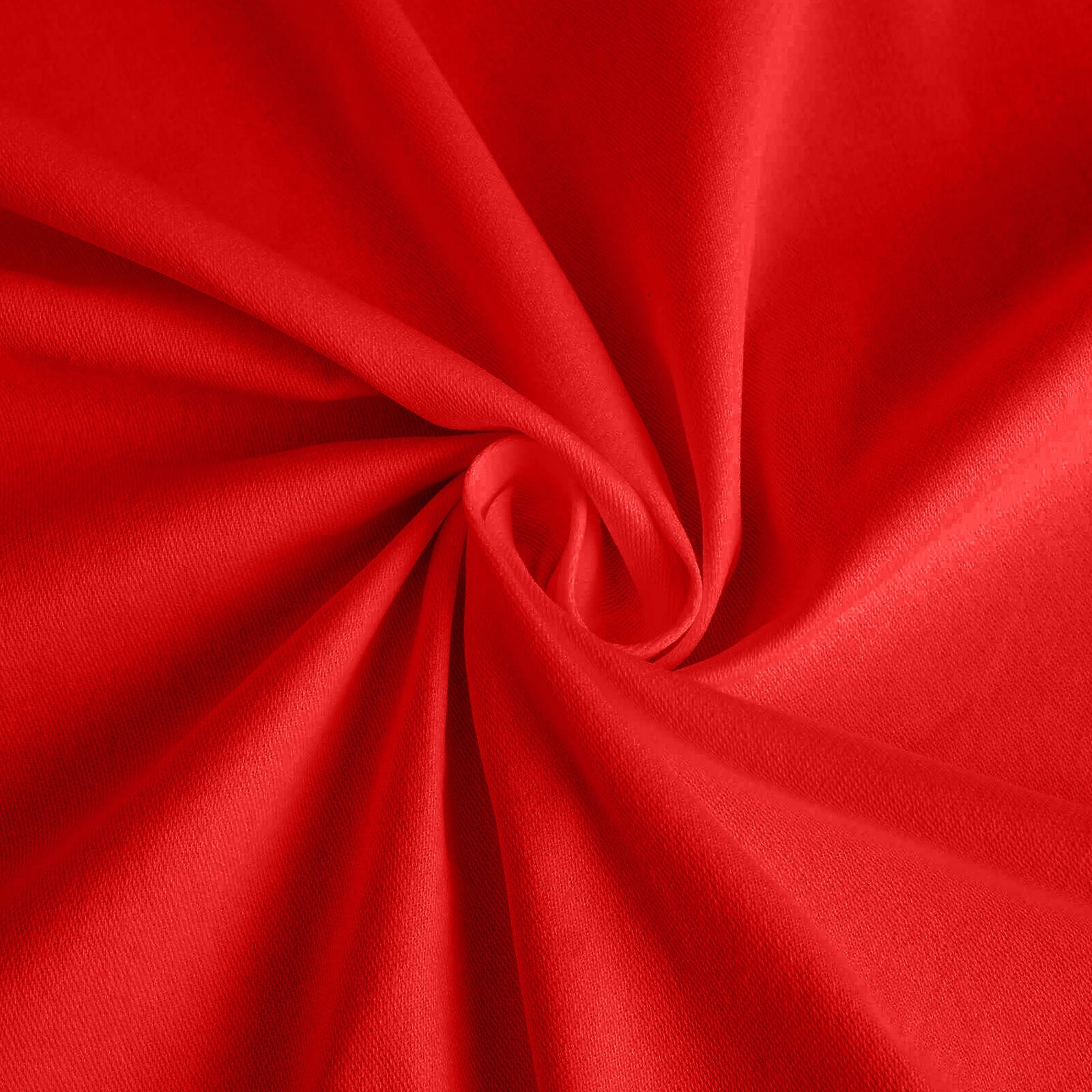 Wrinkle-Resistant Red Cotton Blend Rectangle Tablecloth 60x102