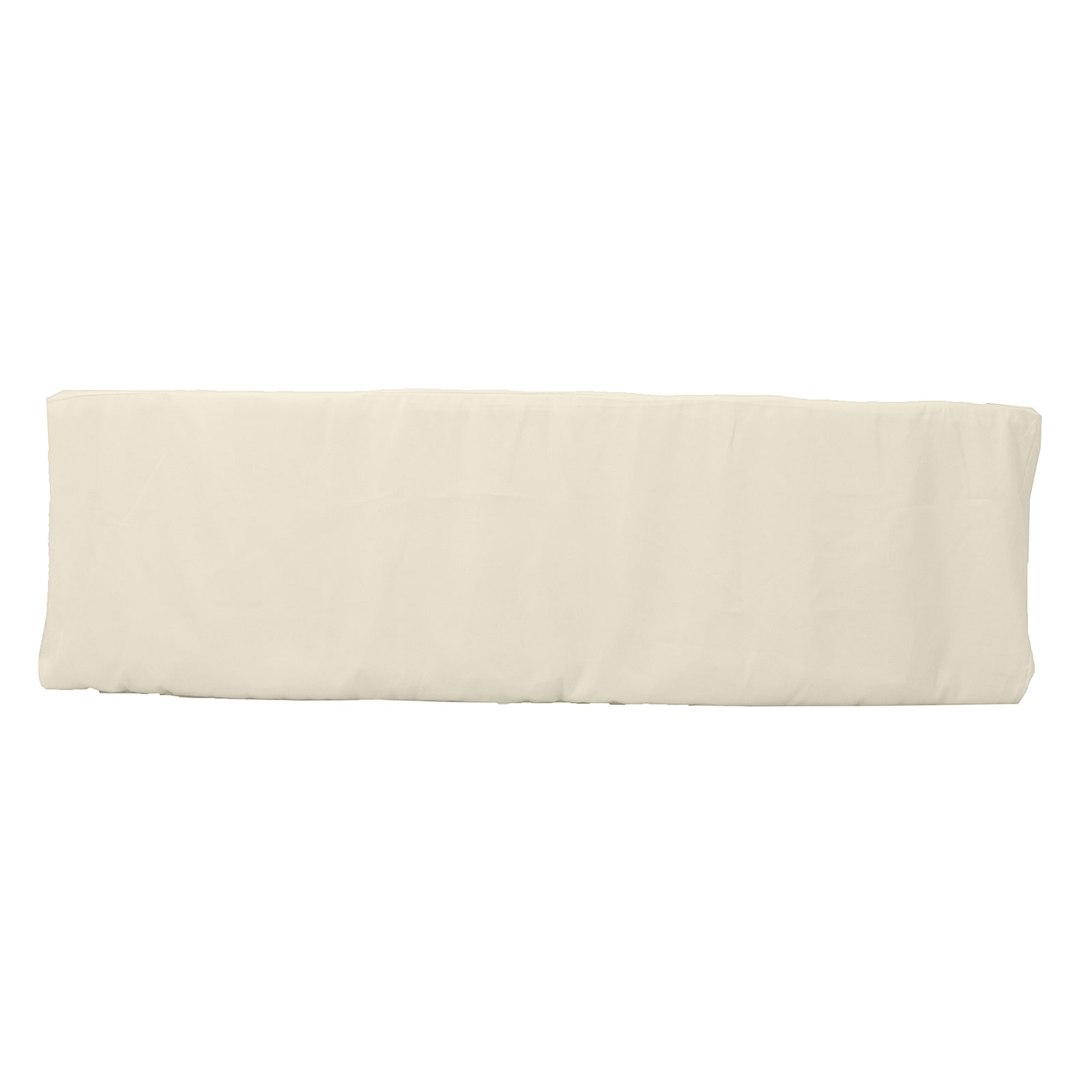 Ivory 8ft Premium Polyester Rectangle Tablecloth - 220GSM, Durable & Fitted