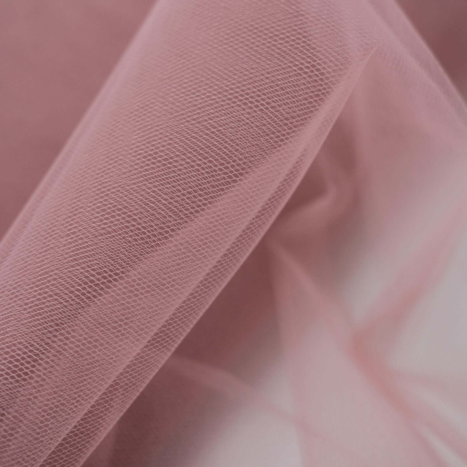 40-Yard, 54-Inch Wide Dusty Rose Nylon Tulle Fabric Bolt for DIY Crafts