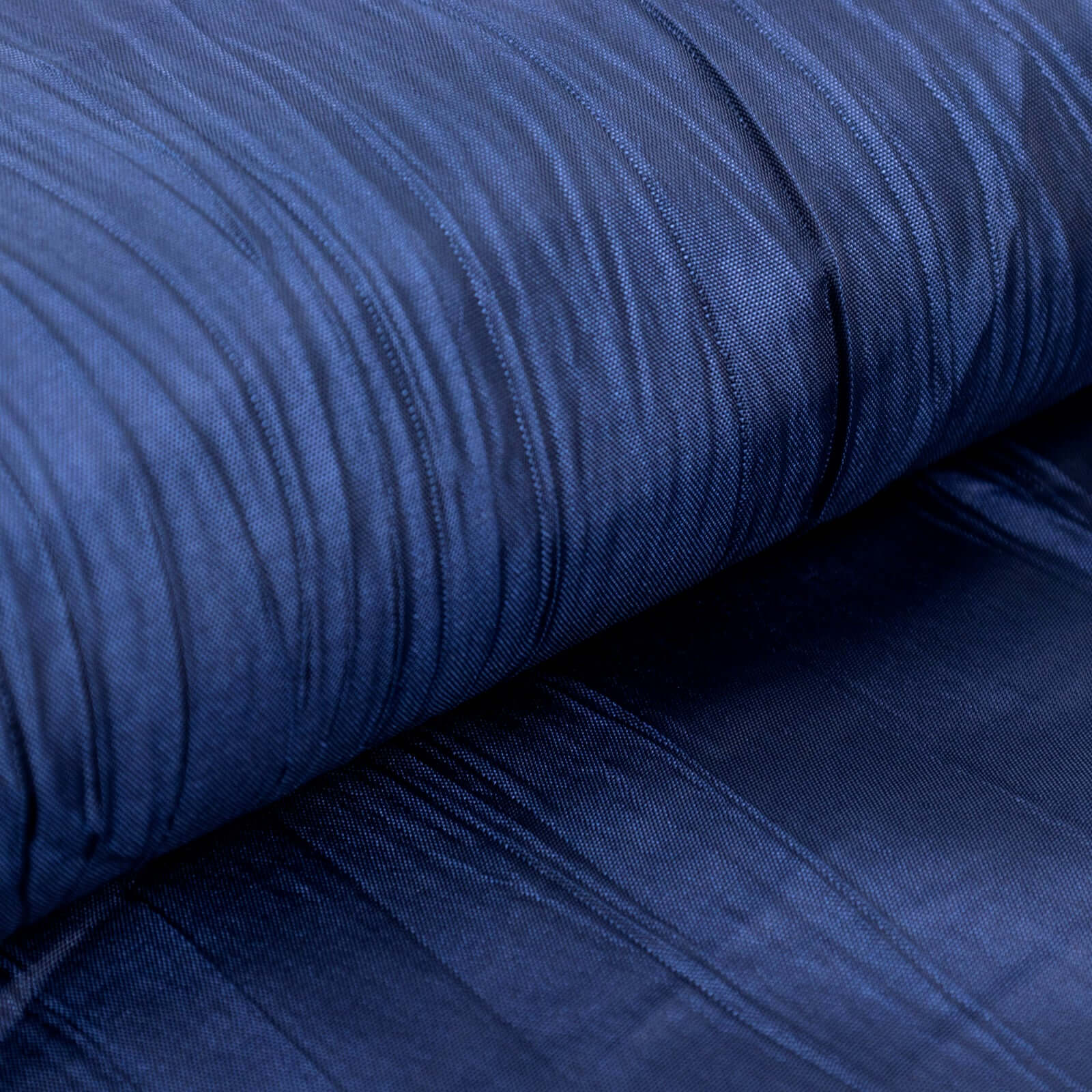 Hot Sale! Navy Blue Accordion Crinkle Taffeta Fabric Bolt, 54 Inches Wide by 10 Yards