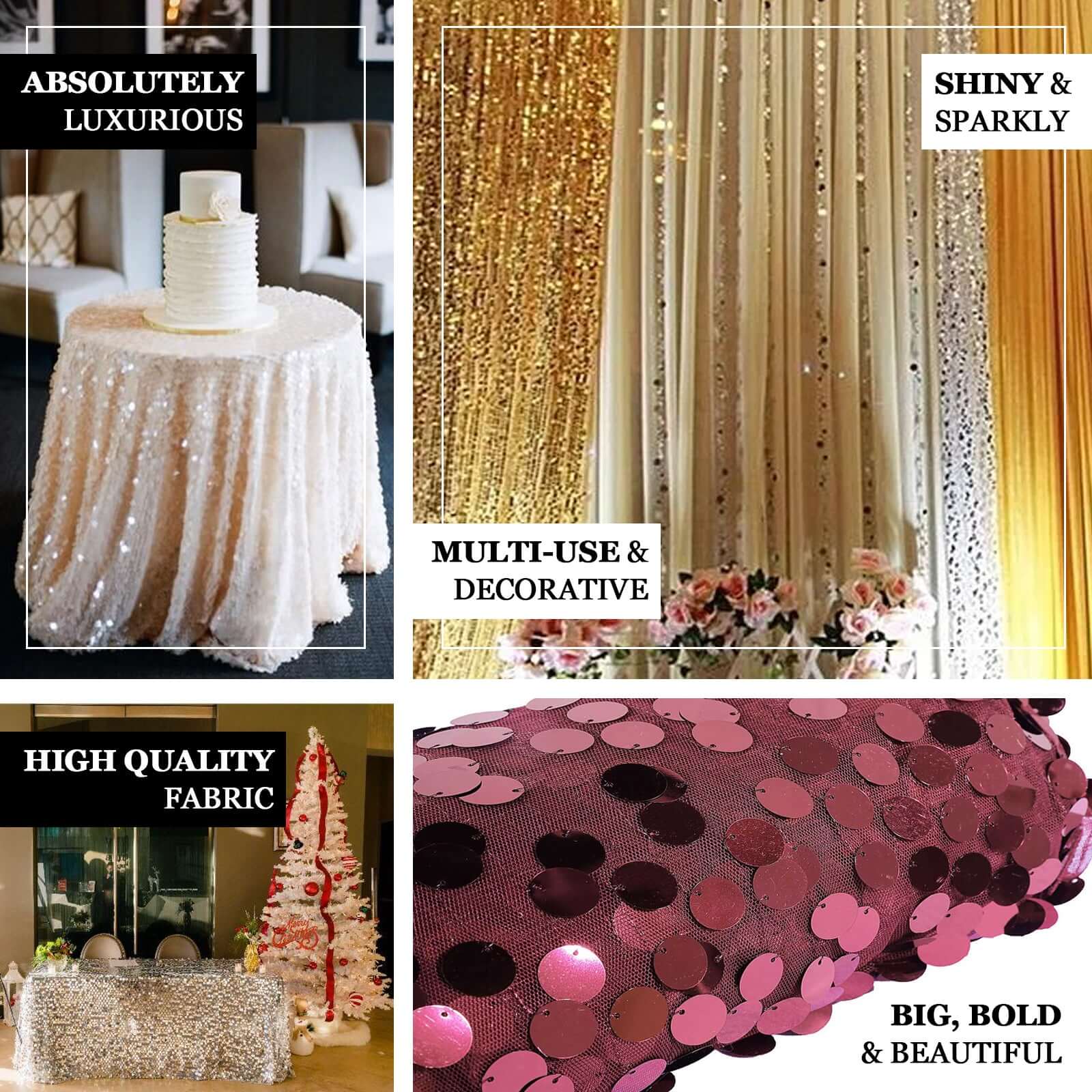54-Inch Wide, 4-Yard Gold Mesh Sequin Fabric Roll for DIY Crafts