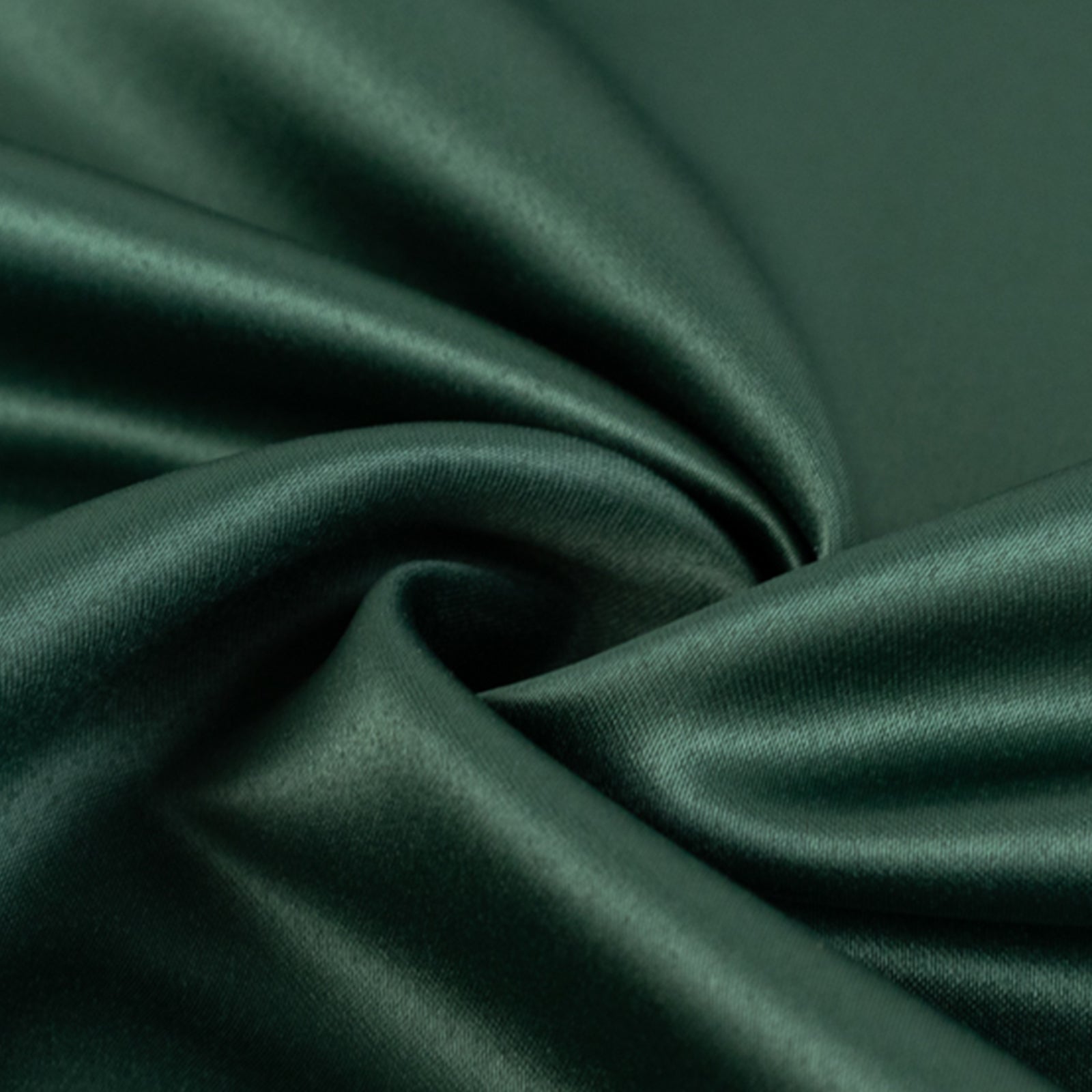 10-Yard Bolt of Premium Hunter Emerald Green Lamour Heavy Matte Satin Fabric by the Yard